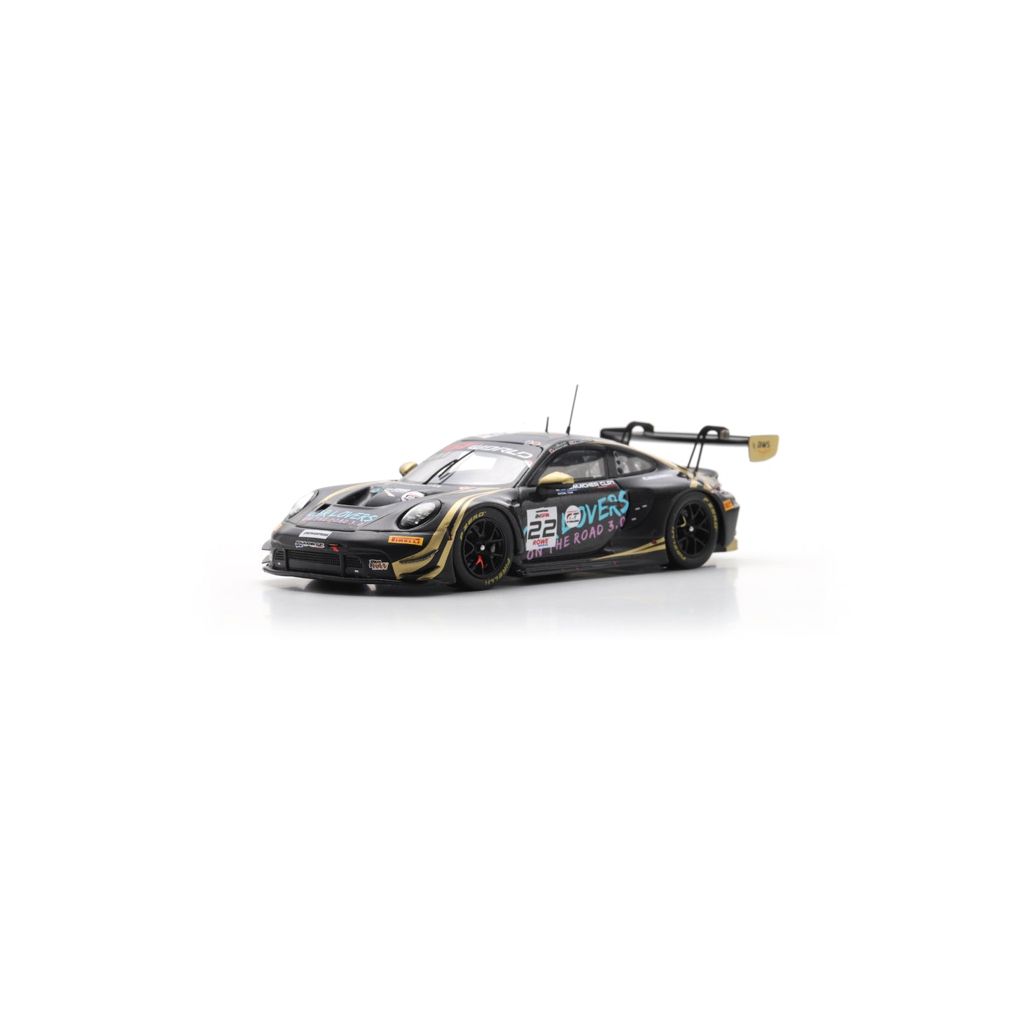 Spark SB873 1:43 - Porsche 911 GT3 R (992) No.22 Schumacher CLRT 24H Spa 2025 A. Güven - L. Heinrich - K. Bachler Limited (300 ex.)