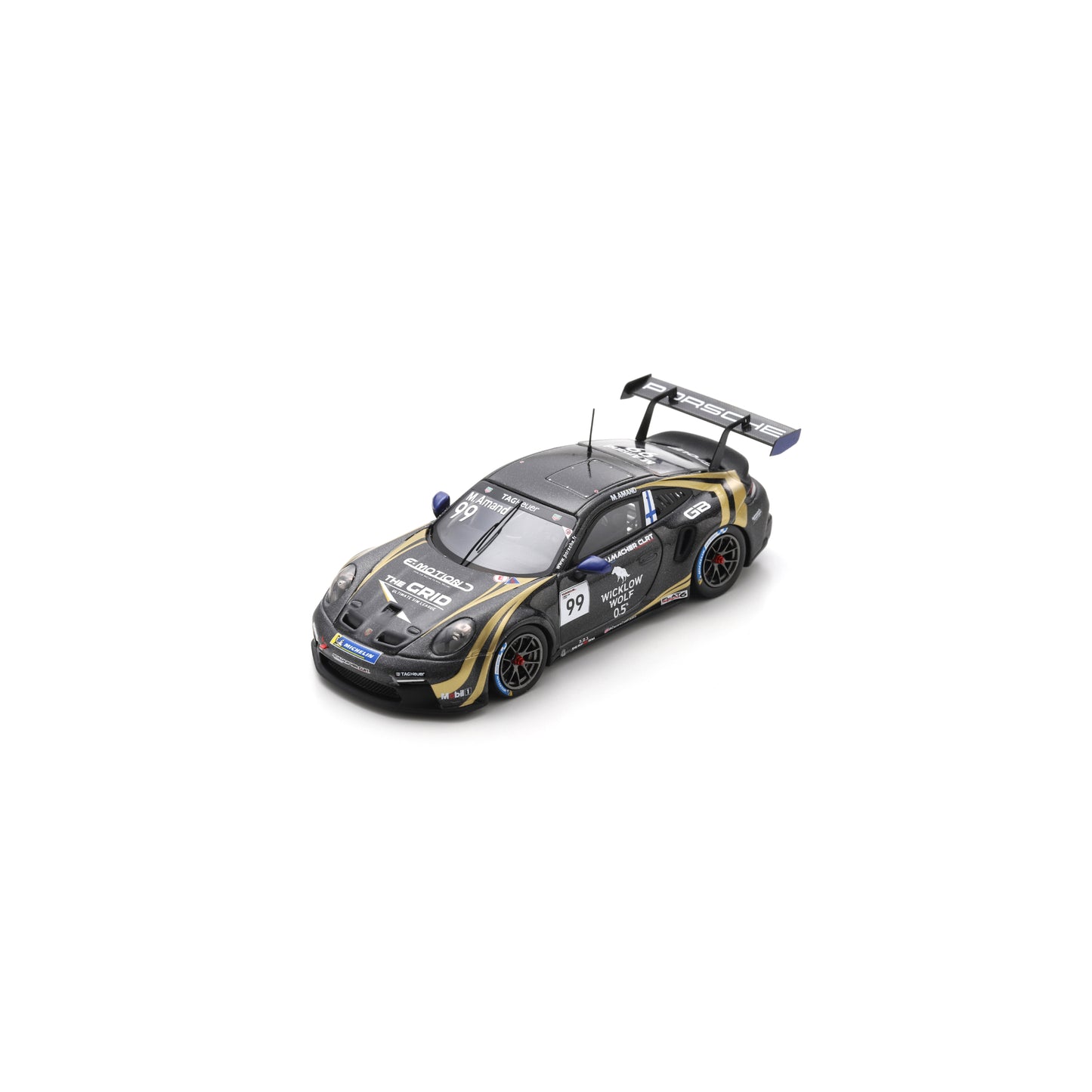 Spark SF339 1:43 - Porsche 911 GT3 Cup No.99 Porsche Carrera Cup France Champion 2025 Marcus Amand