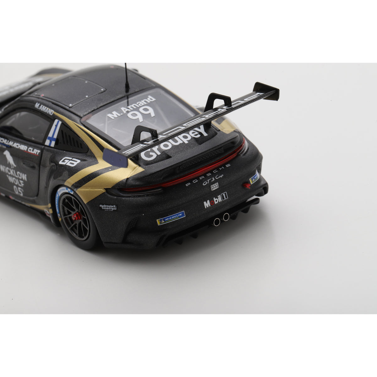 Spark SF339 1:43 - Porsche 911 GT3 Cup No.99 Porsche Carrera Cup France Champion 2025 Marcus Amand