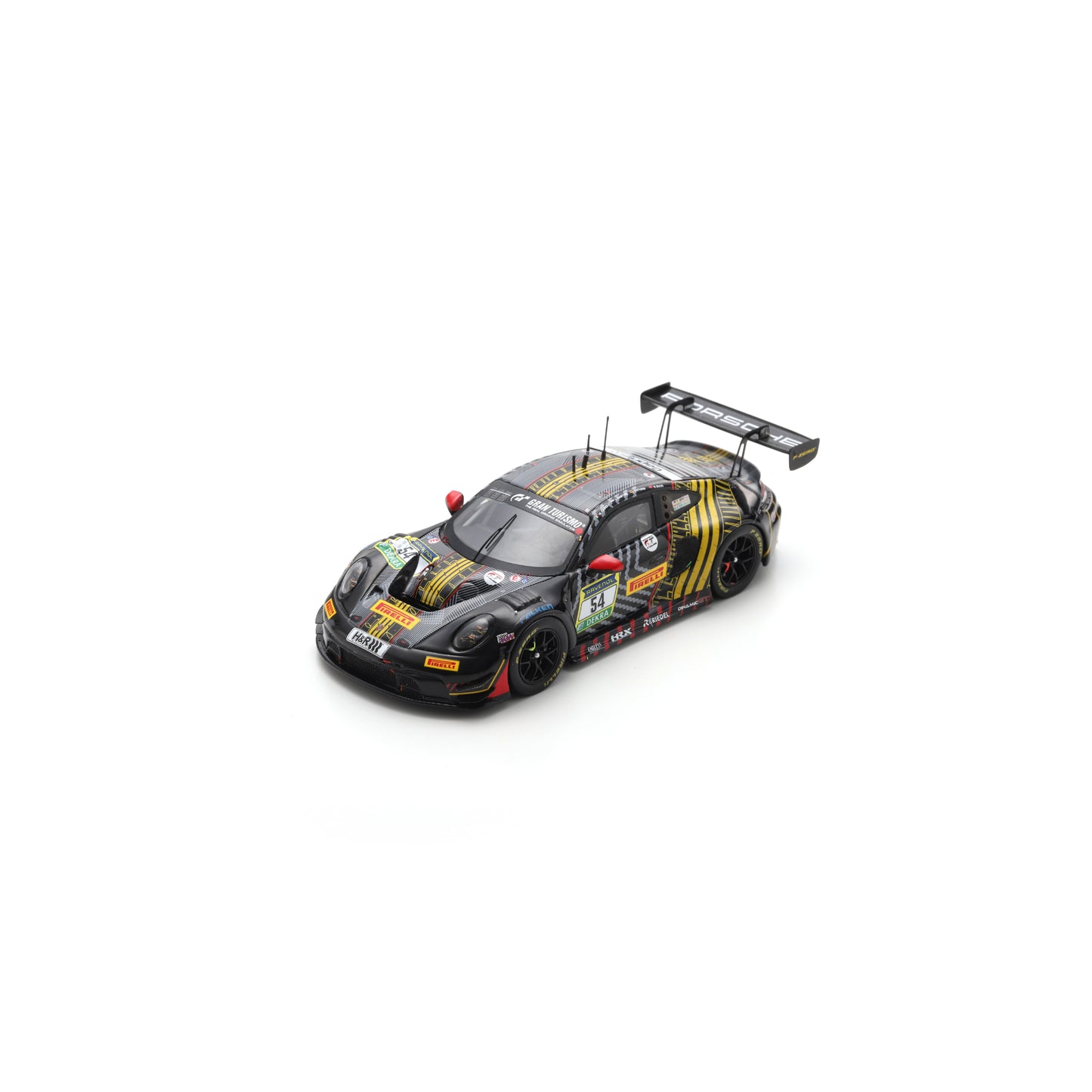 Spark SG1000 1:43 - Porsche 911 GT3 R (992) No.54 Dinamic GT 3rd 24H Nürburgring 2025 B. Bastian - M. Cairoli - L. Hartog - J. Sturm Limited (350ex.)