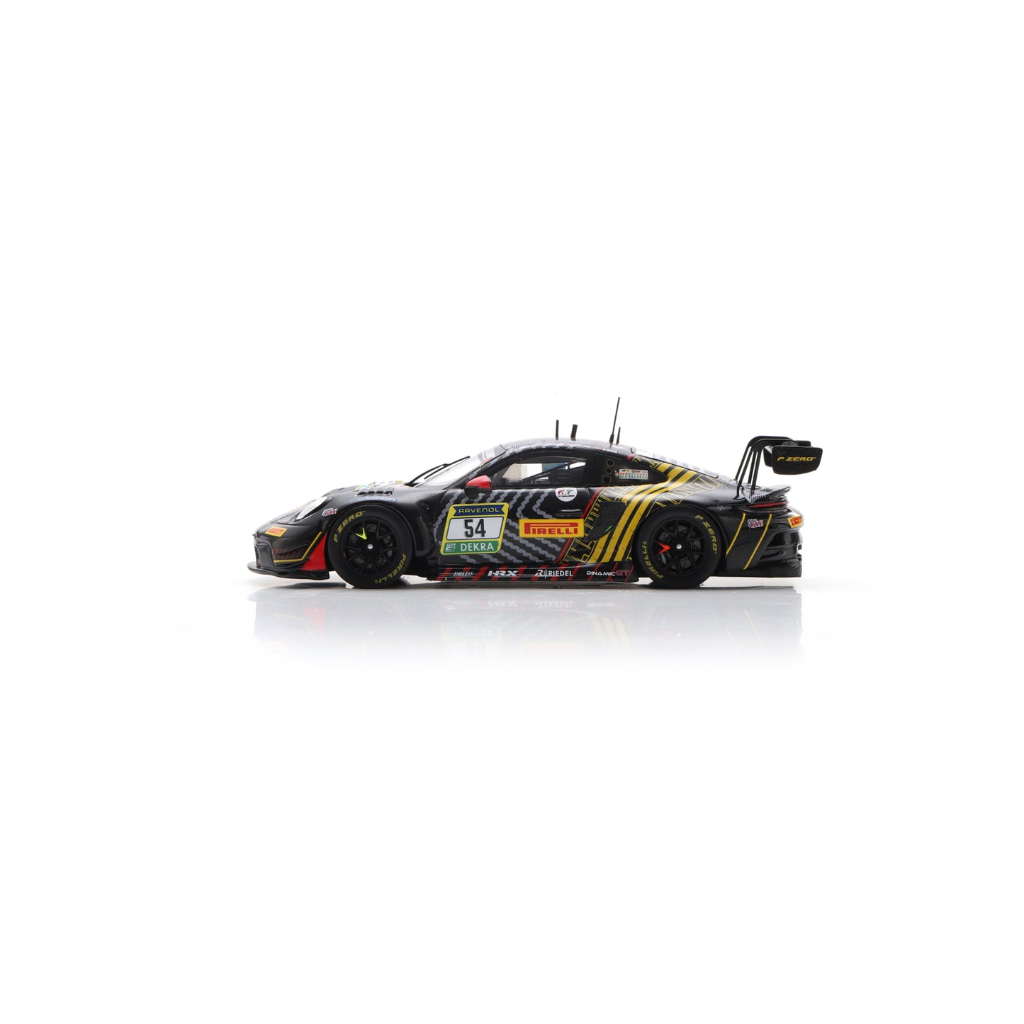 Spark SG1000 1:43 - Porsche 911 GT3 R (992) No.54 Dinamic GT 3rd 24H Nürburgring 2025 B. Bastian - M. Cairoli - L. Hartog - J. Sturm Limited (350ex.)