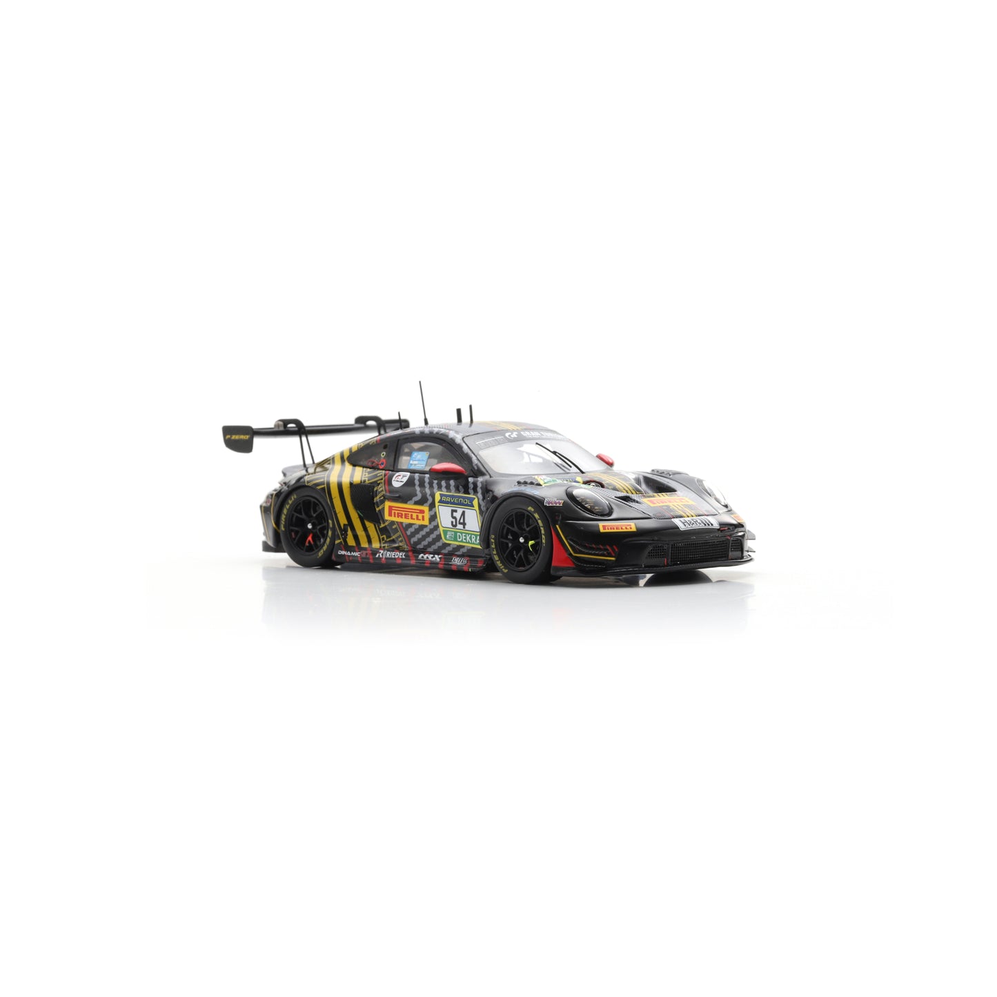 Spark SG1000 1:43 - Porsche 911 GT3 R (992) No.54 Dinamic GT 3rd 24H Nürburgring 2025 B. Bastian - M. Cairoli - L. Hartog - J. Sturm Limited (350ex.)