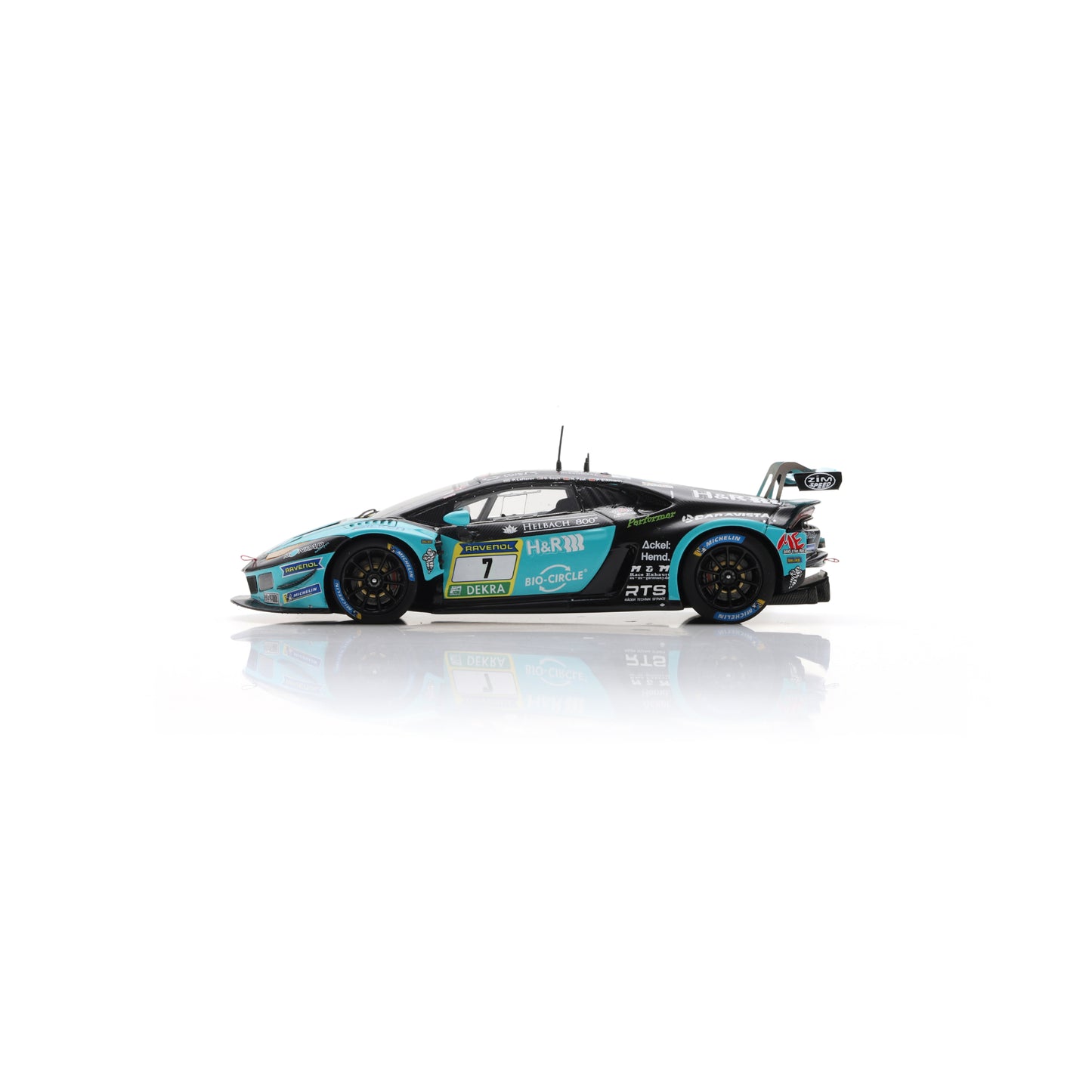 Spark SG1001 1:43 - Lamborghini Huracan GT3 No.7 Konrad Motorsport 24H Nürburgring 2025 D. Soufi - M. Paul - P. Elkmann - P. Lefterov Limited (300ex.)