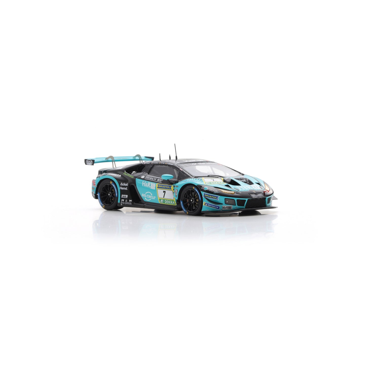 Spark SG1001 1:43 - Lamborghini Huracan GT3 No.7 Konrad Motorsport 24H Nürburgring 2025 D. Soufi - M. Paul - P. Elkmann - P. Lefterov Limited (300ex.)