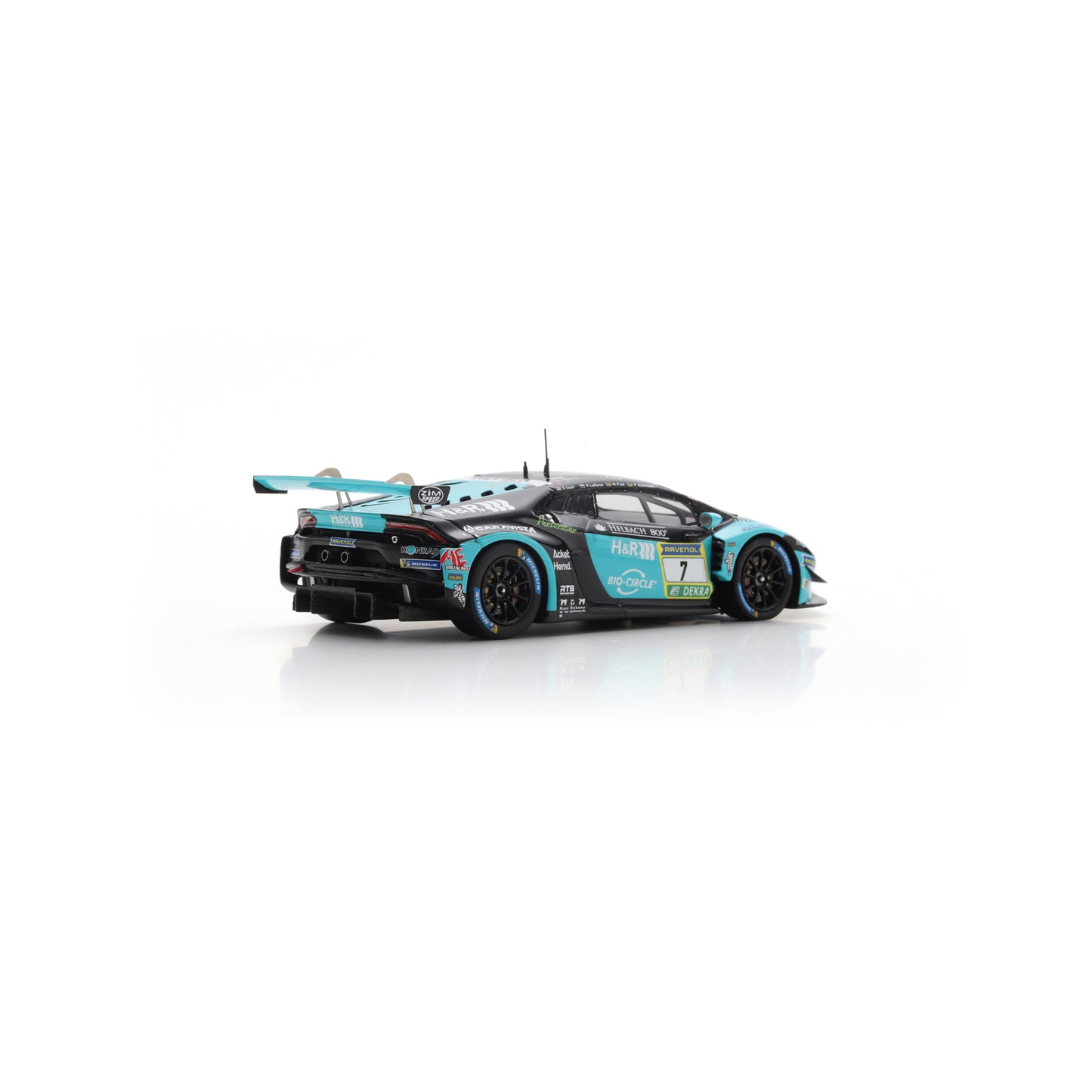 Spark SG1001 1:43 - Lamborghini Huracan GT3 No.7 Konrad Motorsport 24H Nürburgring 2025 D. Soufi - M. Paul - P. Elkmann - P. Lefterov Limited (300ex.)