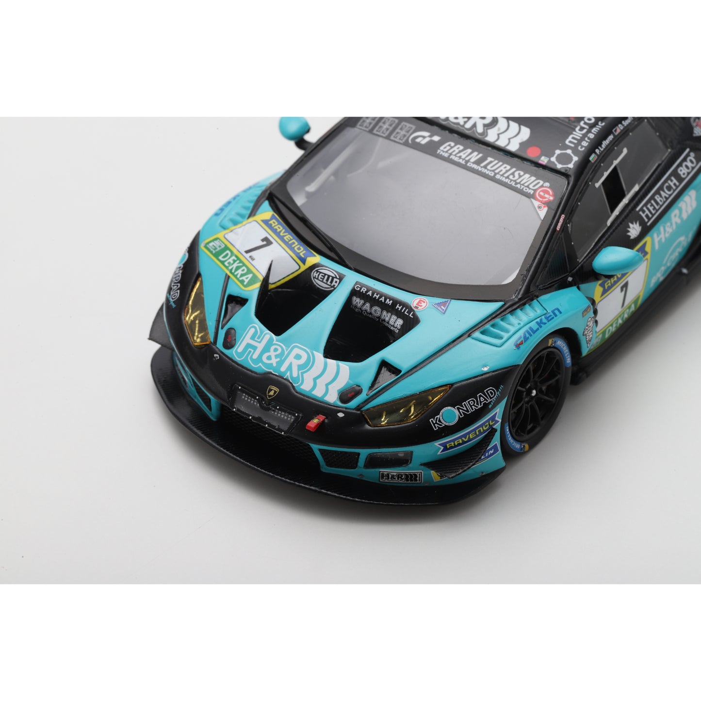 Spark SG1001 1:43 - Lamborghini Huracan GT3 No.7 Konrad Motorsport 24H Nürburgring 2025 D. Soufi - M. Paul - P. Elkmann - P. Lefterov Limited (300ex.)