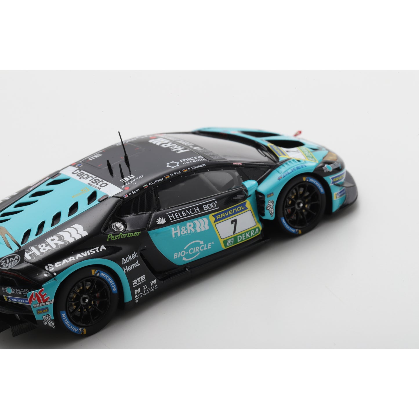 Spark SG1001 1:43 - Lamborghini Huracan GT3 No.7 Konrad Motorsport 24H Nürburgring 2025 D. Soufi - M. Paul - P. Elkmann - P. Lefterov Limited (300ex.)