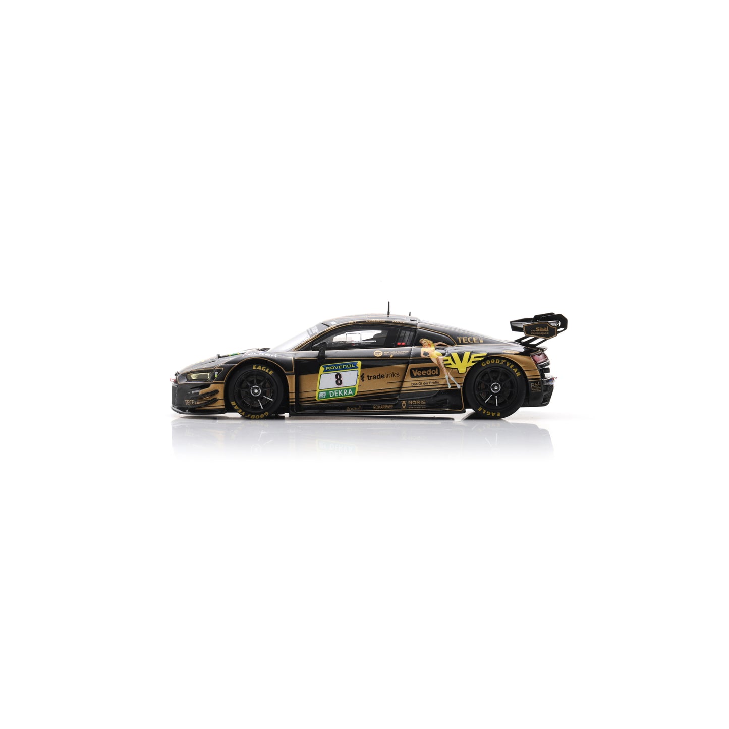 Spark SG1002 1:43 - Audi R8 LMS GT3 evo ll No.8 JUTA Racing 24H Nürburgring 2025 A. Veremenko - SELV - E. Erhart - P. Kaffer Limited (300 ex.)