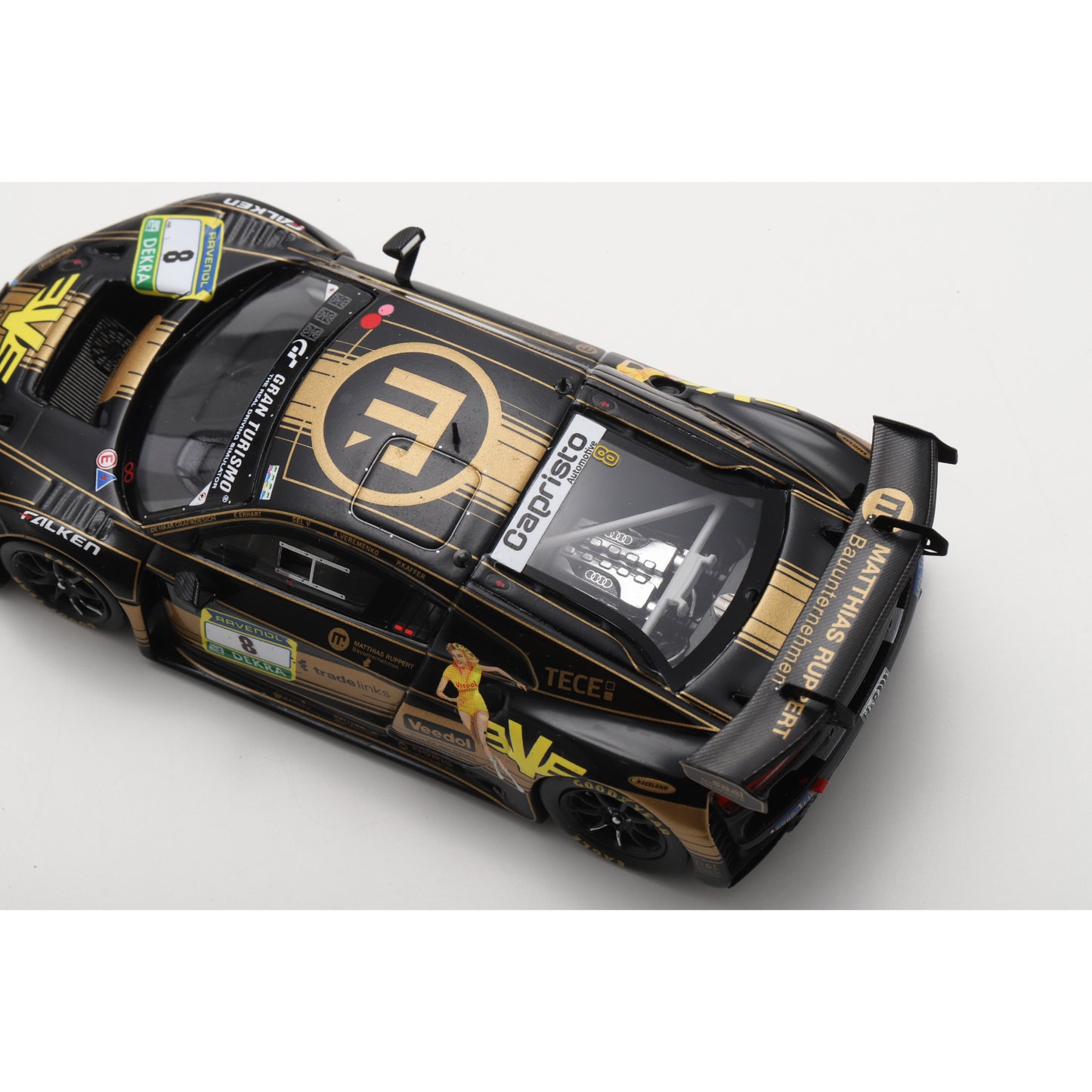 Spark SG1002 1:43 - Audi R8 LMS GT3 evo ll No.8 JUTA Racing 24H Nürburgring 2025 A. Veremenko - SELV - E. Erhart - P. Kaffer Limited (300 ex.)