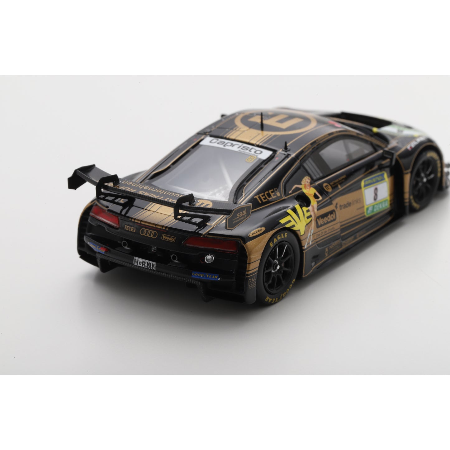 Spark SG1002 1:43 - Audi R8 LMS GT3 evo ll No.8 JUTA Racing 24H Nürburgring 2025 A. Veremenko - SELV - E. Erhart - P. Kaffer Limited (300 ex.)