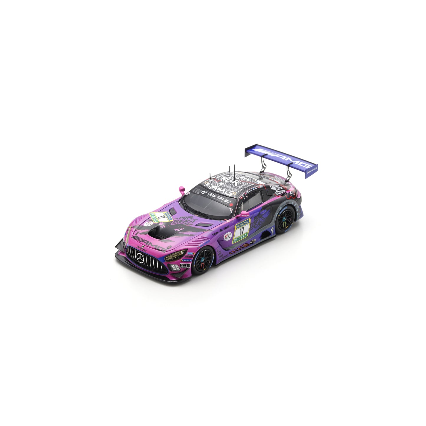 Spark SG1006 1:43 - Mercedes-AMG GT3 No.17 Mercedes-AMG Team GetSpeed 24H Nürburgring 2025 R. Aron - L. Auer - A. Christodoulou - M. Grenier Limited (400ex.)