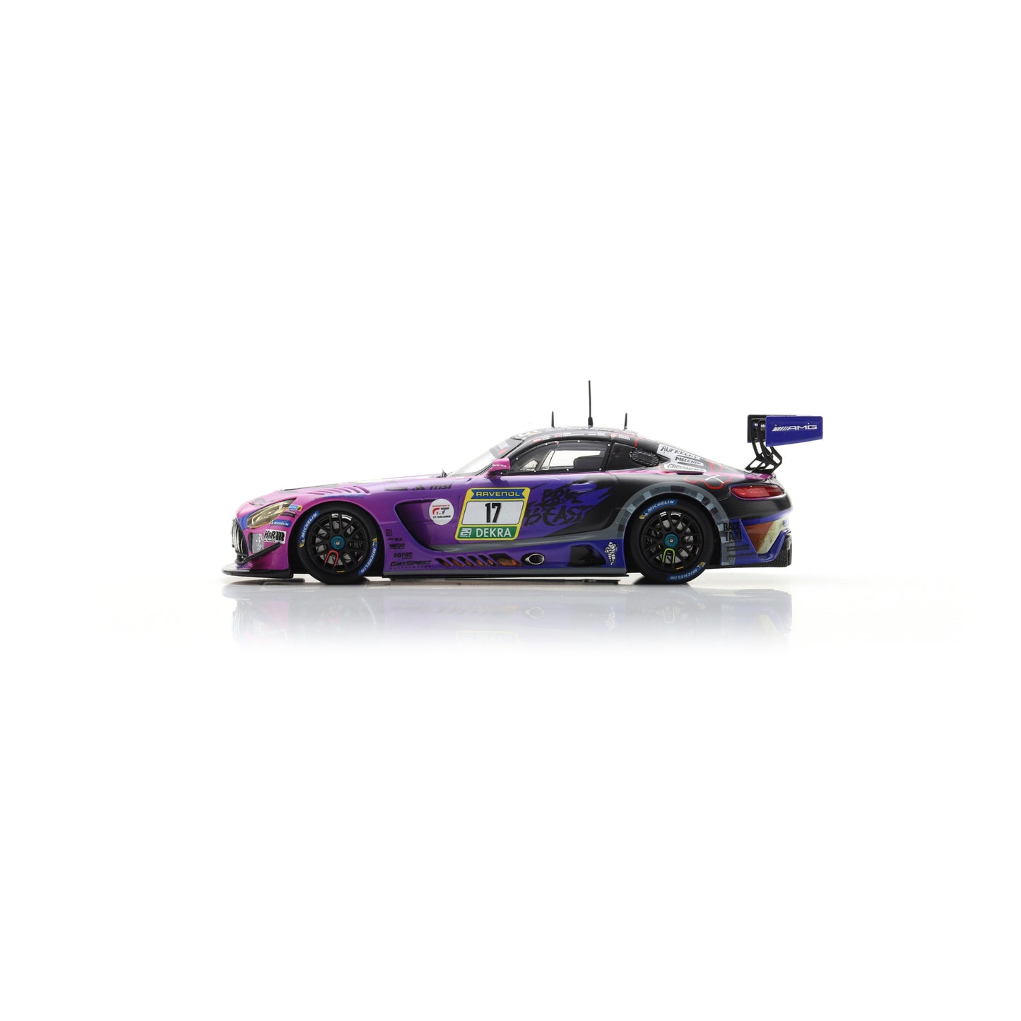 Spark SG1006 1:43 - Mercedes-AMG GT3 No.17 Mercedes-AMG Team GetSpeed 24H Nürburgring 2025 R. Aron - L. Auer - A. Christodoulou - M. Grenier Limited (400ex.)