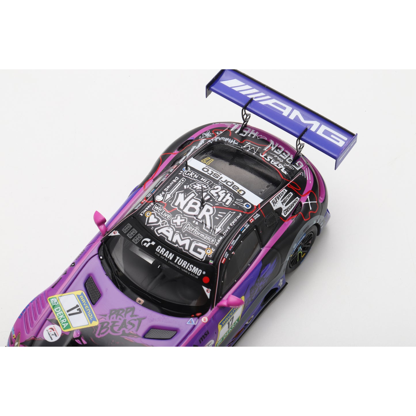 Spark SG1006 1:43 - Mercedes-AMG GT3 No.17 Mercedes-AMG Team GetSpeed 24H Nürburgring 2025 R. Aron - L. Auer - A. Christodoulou - M. Grenier Limited (400ex.)