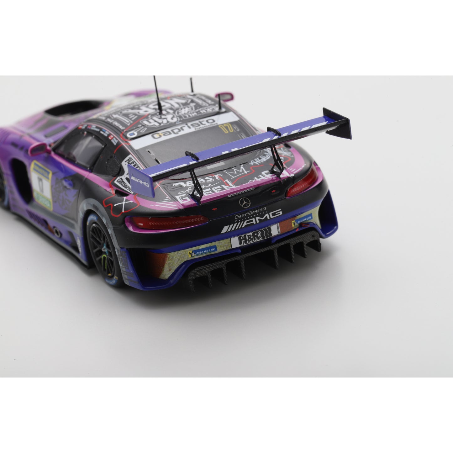 Spark SG1006 1:43 - Mercedes-AMG GT3 No.17 Mercedes-AMG Team GetSpeed 24H Nürburgring 2025 R. Aron - L. Auer - A. Christodoulou - M. Grenier Limited (400ex.)