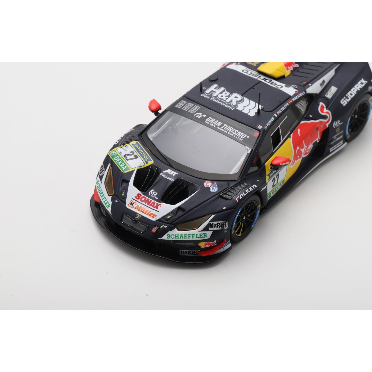 Spark SG1007 1:43 - Lamborghini Huracan GT3 EVO2 No.27 Red Bull Team ABT 24H Nürburgring 2025 J. Pepper - M. Bortolotti - D. Juncadella Limited (300 ex.)