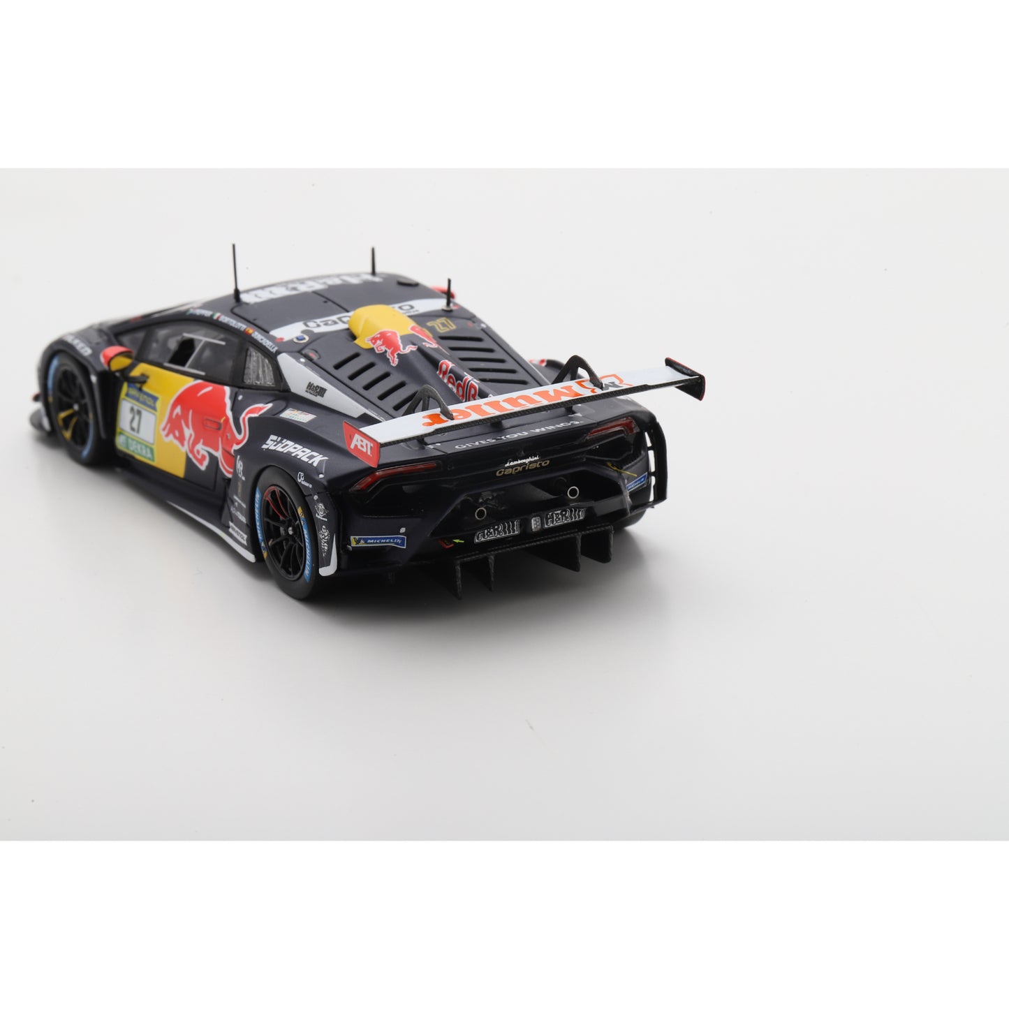 Spark SG1007 1:43 - Lamborghini Huracan GT3 EVO2 No.27 Red Bull Team ABT 24H Nürburgring 2025 J. Pepper - M. Bortolotti - D. Juncadella Limited (300 ex.)
