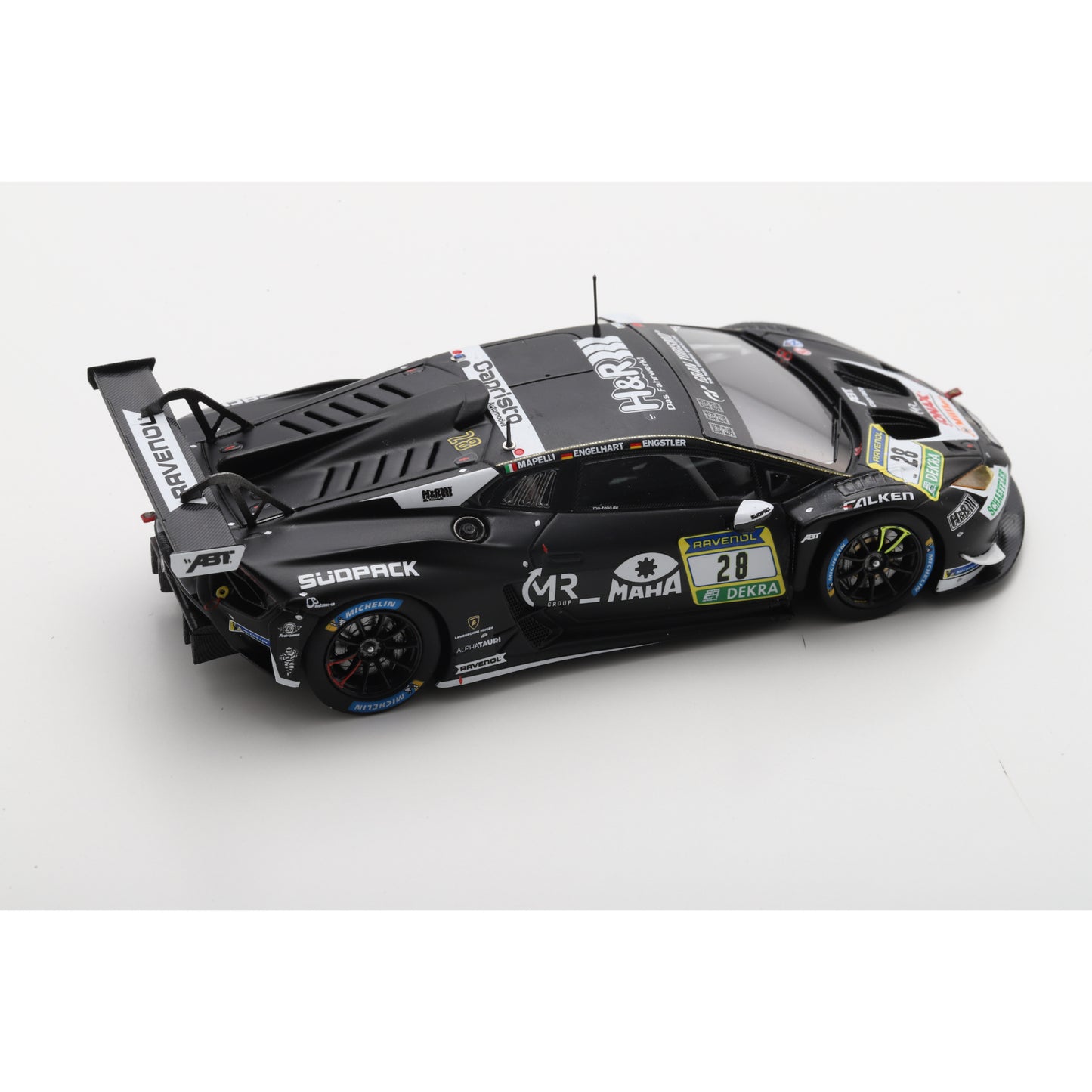 Spark SG1008 1:43 - Lamborghini Huracan GT3 EVO2 No.28 ABT Sportsline 24H Nürburgring 2025 M. Mapelli - C. Engelhart - L. Engstler Limited (300 ex.)