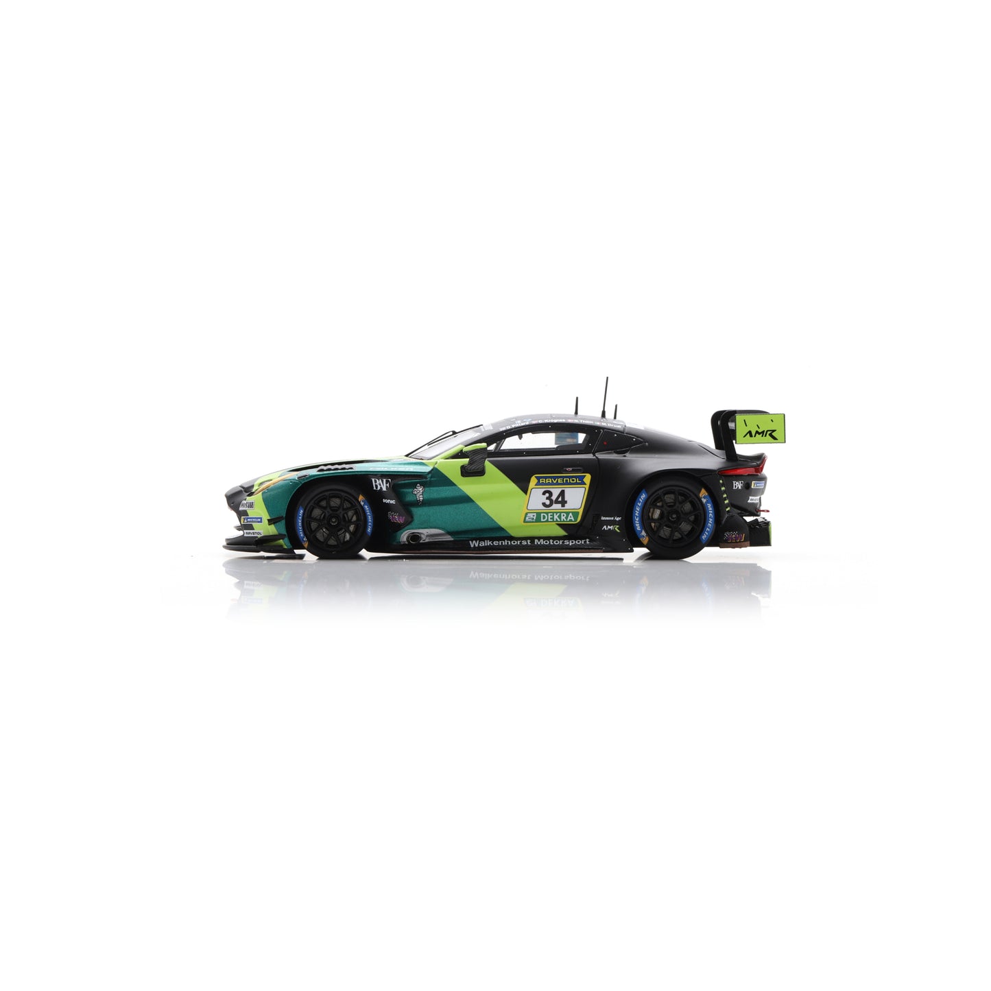 Spark SG1010 1:43 - Aston Martin Vantage AMR GT3 EVO No.34 Walkenhorst Motorsport 24H Nürburgring 2025 C. Krognes - D. Pittard - N. Thiim - M. Drudi Limited (300ex.)