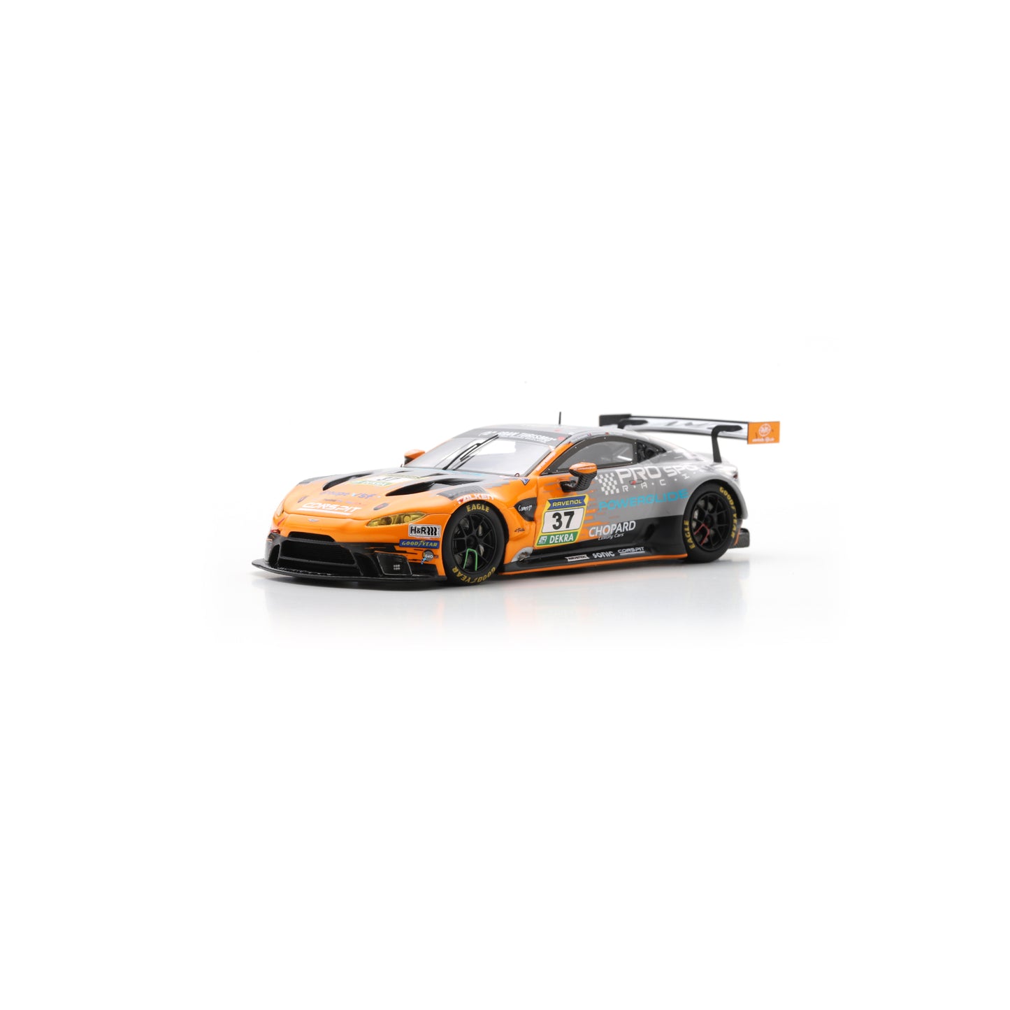 Spark SG1012 1:43 - Aston Martin Vantage AMR GT3 No.37 PROsport Racing 24H Nürburgring 2025 S. Palette - M. Böckmann - N. Bastian Limited (300ex.)