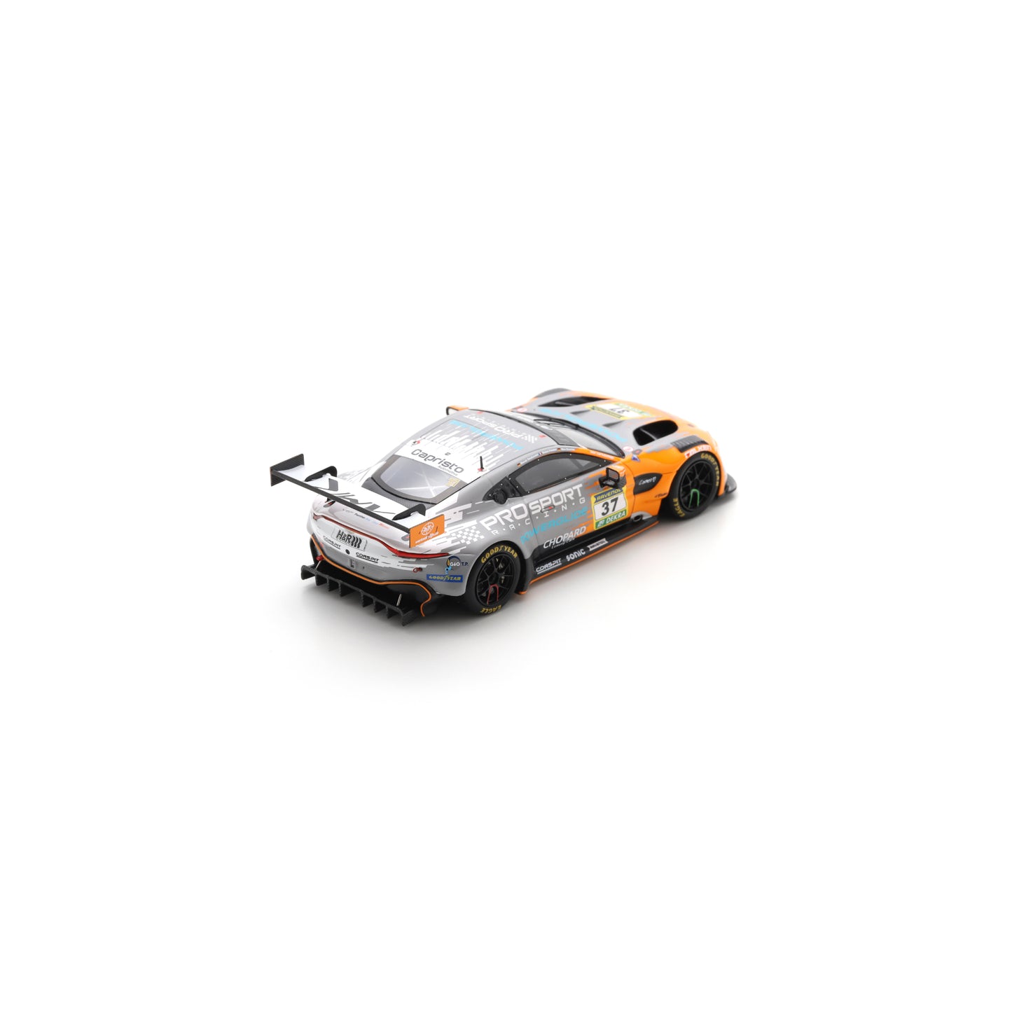 Spark SG1012 1:43 - Aston Martin Vantage AMR GT3 No.37 PROsport Racing 24H Nürburgring 2025 S. Palette - M. Böckmann - N. Bastian Limited (300ex.)