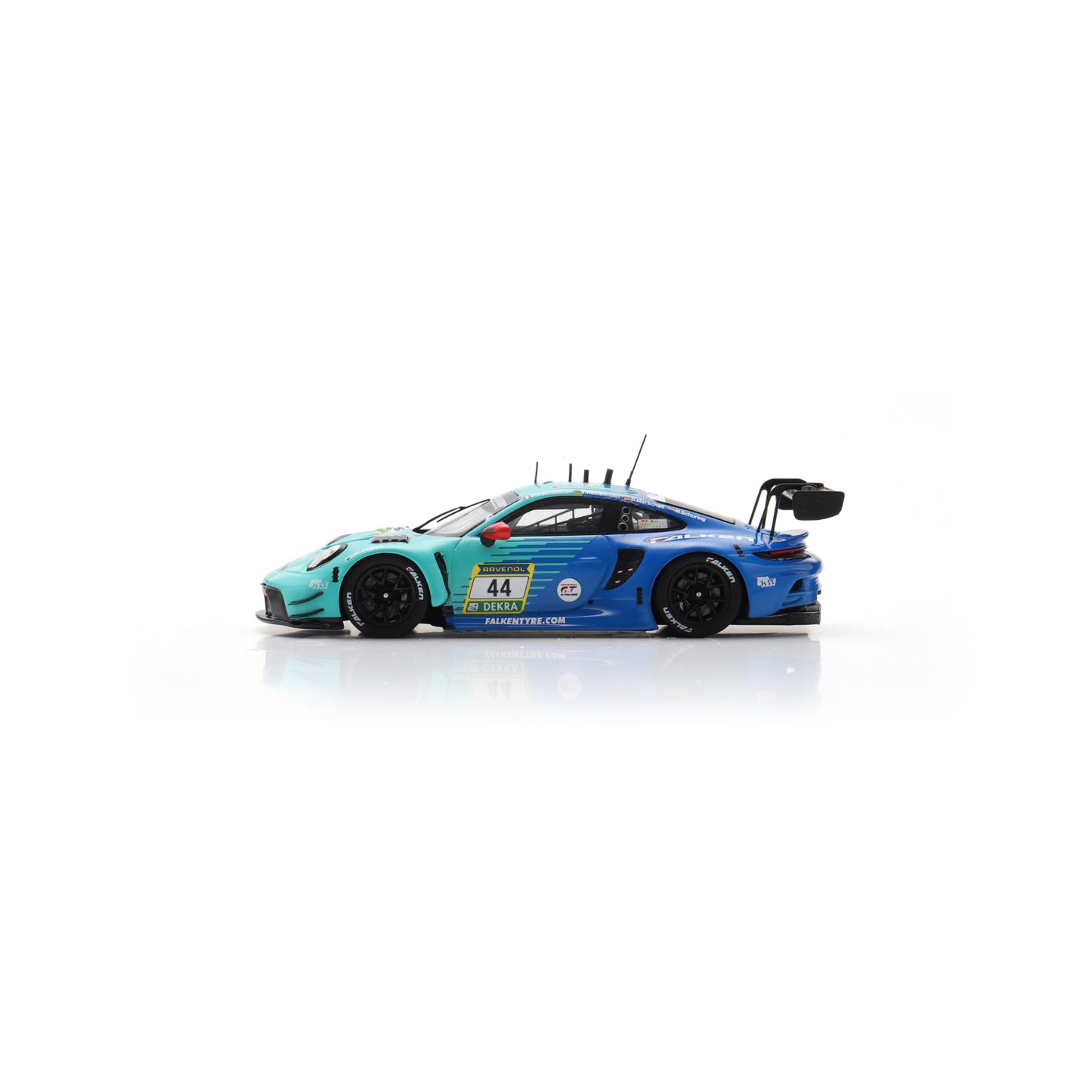 Spark SG1013 1:43 - Porsche 911 GT3 R (992) No.44 Falken Motorsports 24H Nürburgring 2025 D. Boccolacci - T. Heinemann - D. Marschall - M. Schuring Limited (300 ex.)