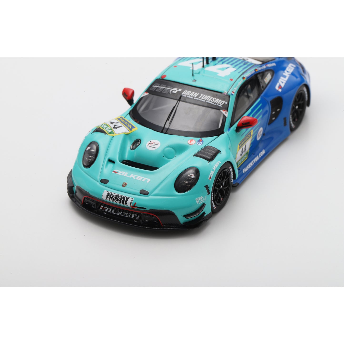 Spark SG1013 1:43 - Porsche 911 GT3 R (992) No.44 Falken Motorsports 24H Nürburgring 2025 D. Boccolacci - T. Heinemann - D. Marschall - M. Schuring Limited (300 ex.)