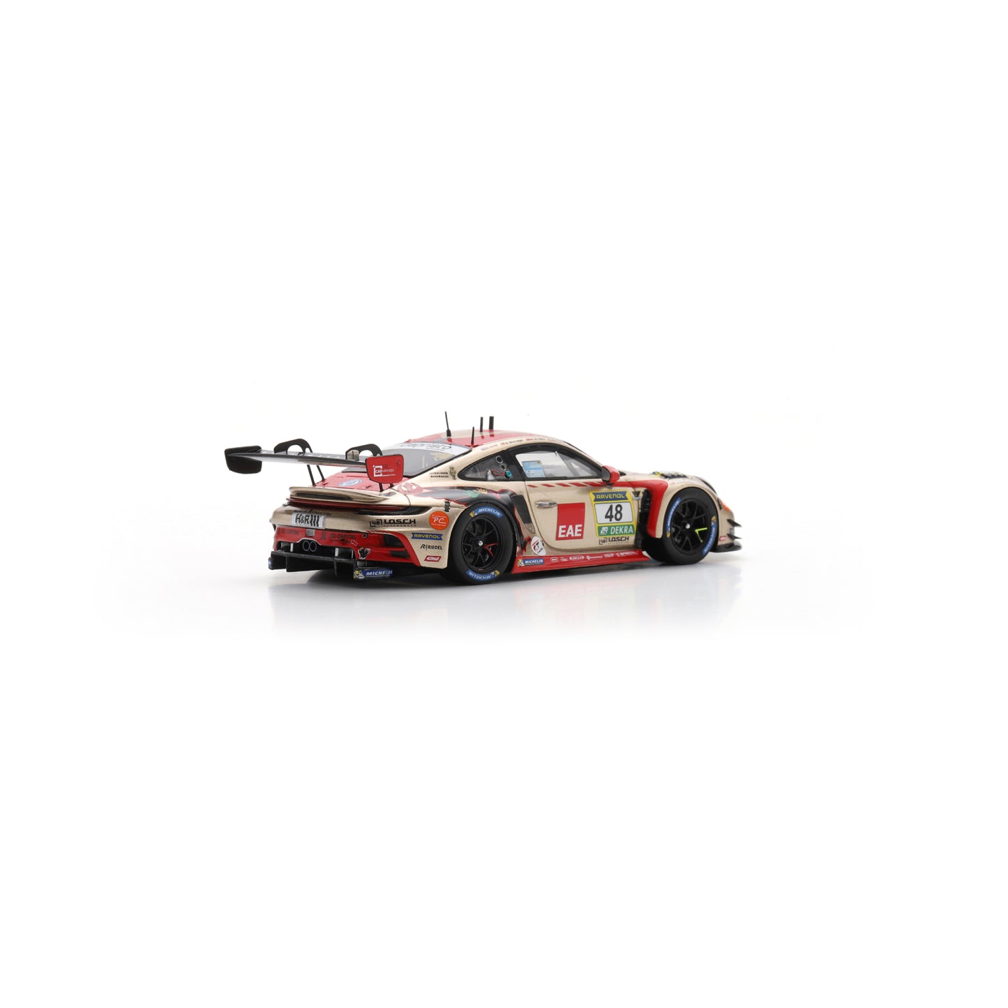 Spark SG1014 1:43 - Porsche 911 GT3 R (992) No.48 BLACK FALCON Team EAE 24H Nürburgring 2025 D. Arrow - B. Bünnagel - MM Kaya - G. Piana Limited (300 ex.)