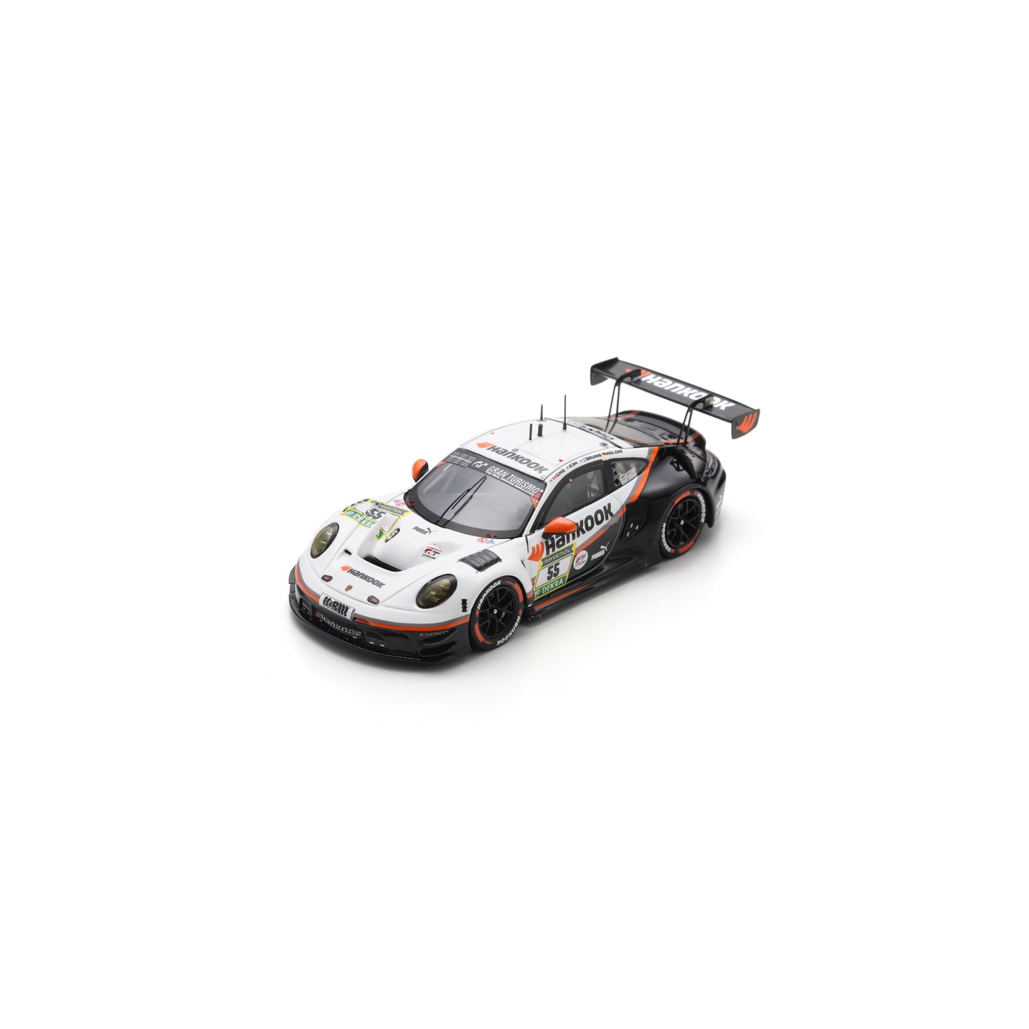 Spark SG1016 1:43 - Porsche 911 GT3 R (992) No.55 Hankook Competition 24H Nürburgring 2025 J. Kim - R. Bruins - M. Holzer - S. Cho Limited (300 ex.)