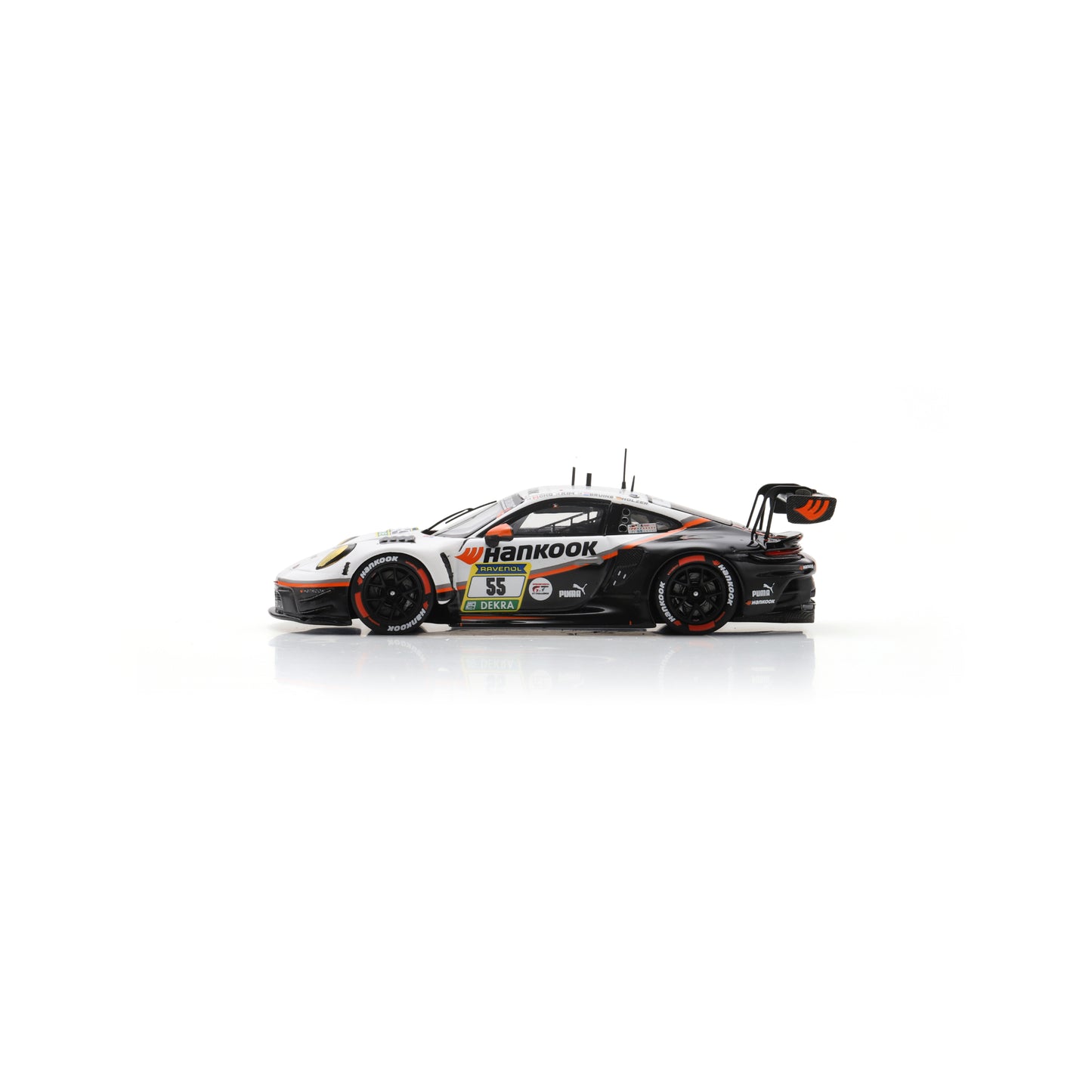 Spark SG1016 1:43 - Porsche 911 GT3 R (992) No.55 Hankook Competition 24H Nürburgring 2025 J. Kim - R. Bruins - M. Holzer - S. Cho Limited (300 ex.)