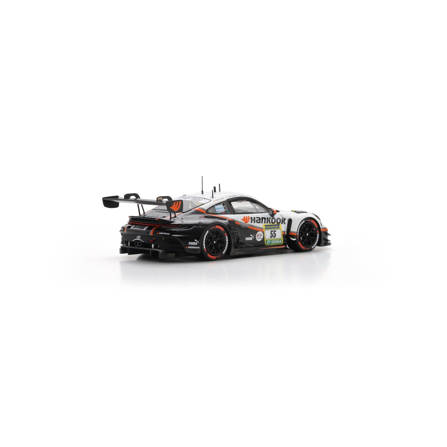 Spark SG1016 1:43 - Porsche 911 GT3 R (992) No.55 Hankook Competition 24H Nürburgring 2025 J. Kim - R. Bruins - M. Holzer - S. Cho Limited (300 ex.)