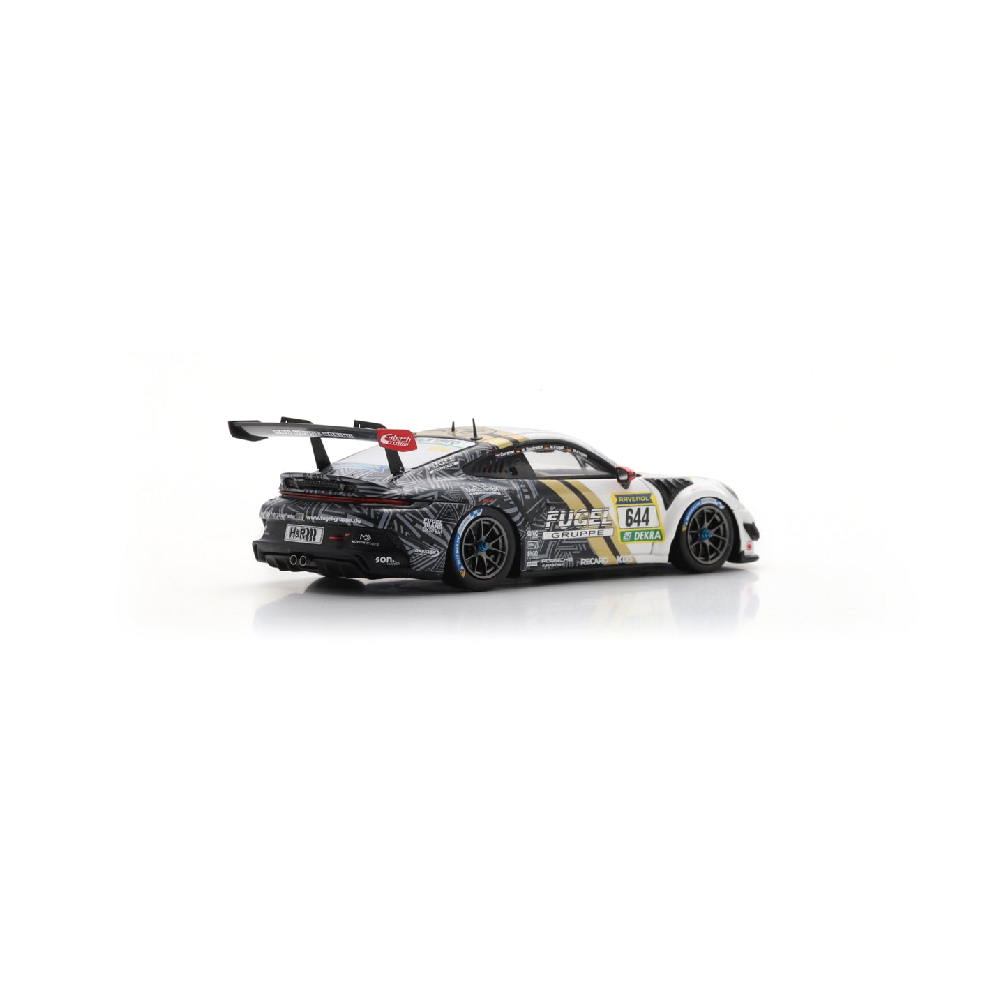 Spark SG1018 1:43 - Porsche 911 GT3 Cup (992) No.644 Max Kruse Racing 24H Nürburgring 2025 D. Fugel - M. Fugel - M. Oestreich - T. Coronel Limited (300ex.)