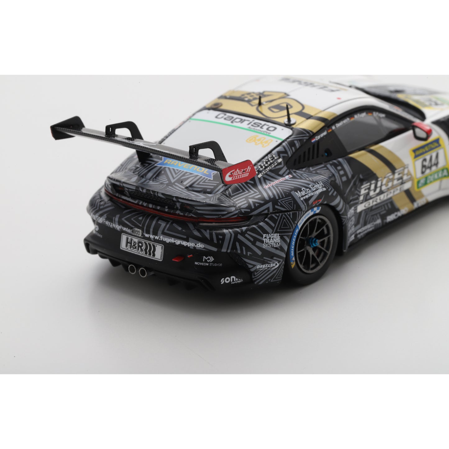 Spark SG1018 1:43 - Porsche 911 GT3 Cup (992) No.644 Max Kruse Racing 24H Nürburgring 2025 D. Fugel - M. Fugel - M. Oestreich - T. Coronel Limited (300ex.)