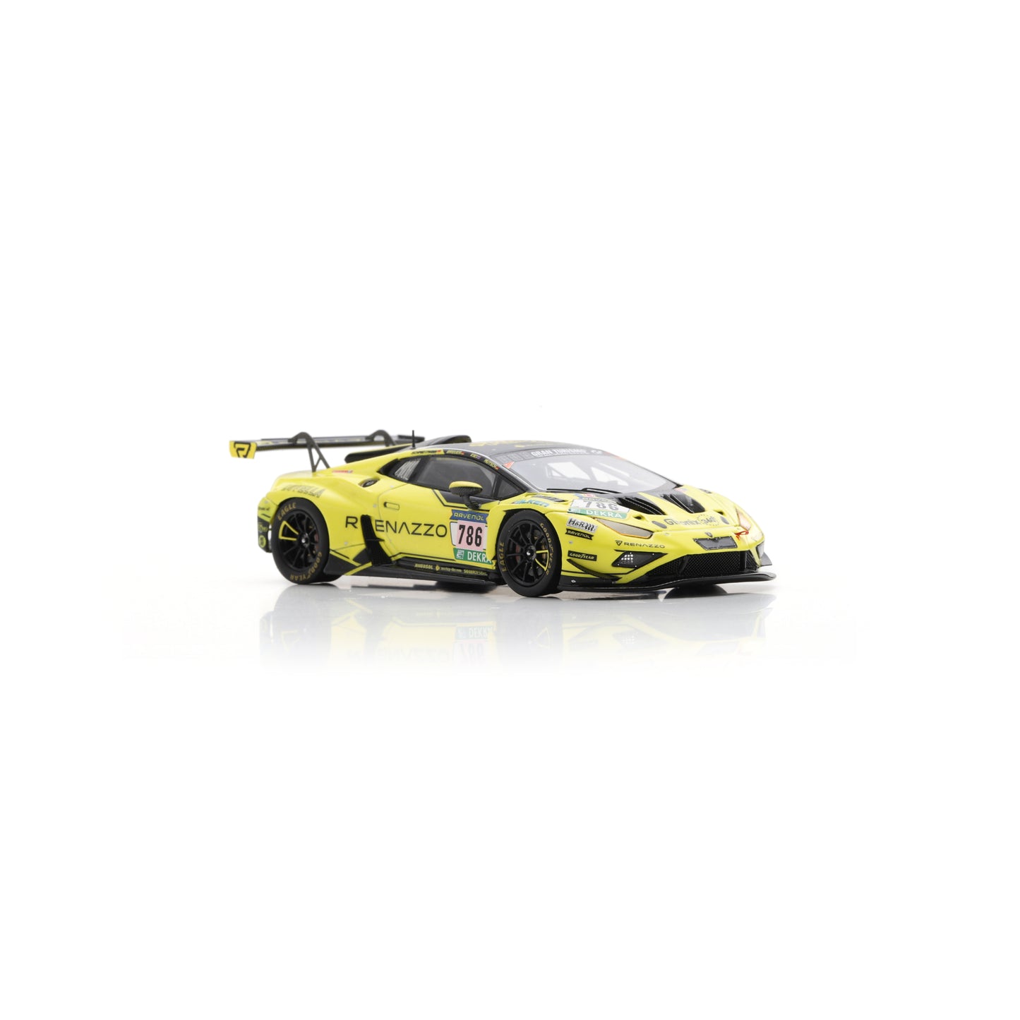 Spark SG1019 1:43 - Lamborghini Huracan GT3 EVO2 No.786 Renazzo Motorport Team 24H Nürburgring 2025 S. Nana - C. Breuer - T. Mutsch - D. Schmidtmann Limited (300ex.)