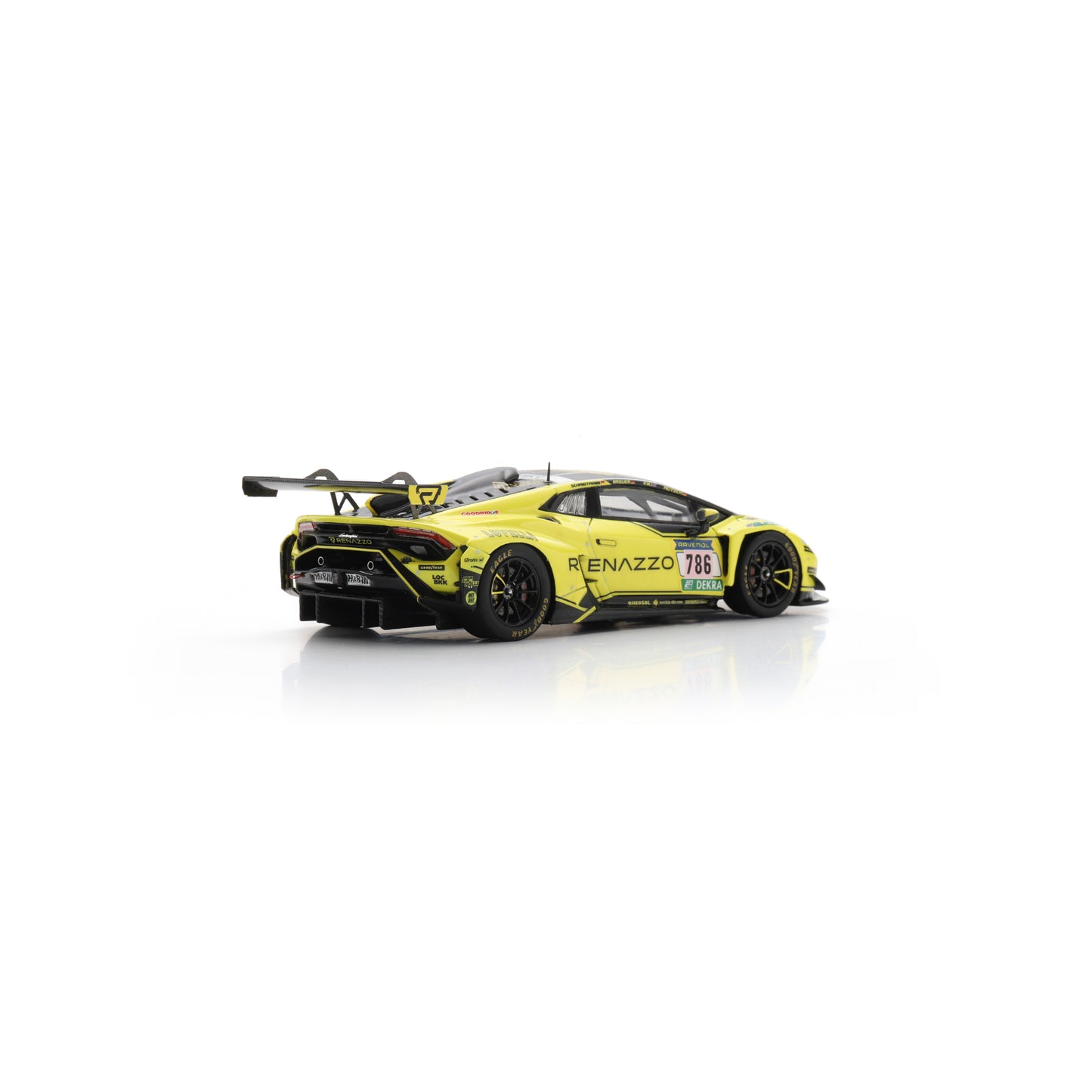 Spark SG1019 1:43 - Lamborghini Huracan GT3 EVO2 No.786 Renazzo Motorport Team 24H Nürburgring 2025 S. Nana - C. Breuer - T. Mutsch - D. Schmidtmann Limited (300ex.)