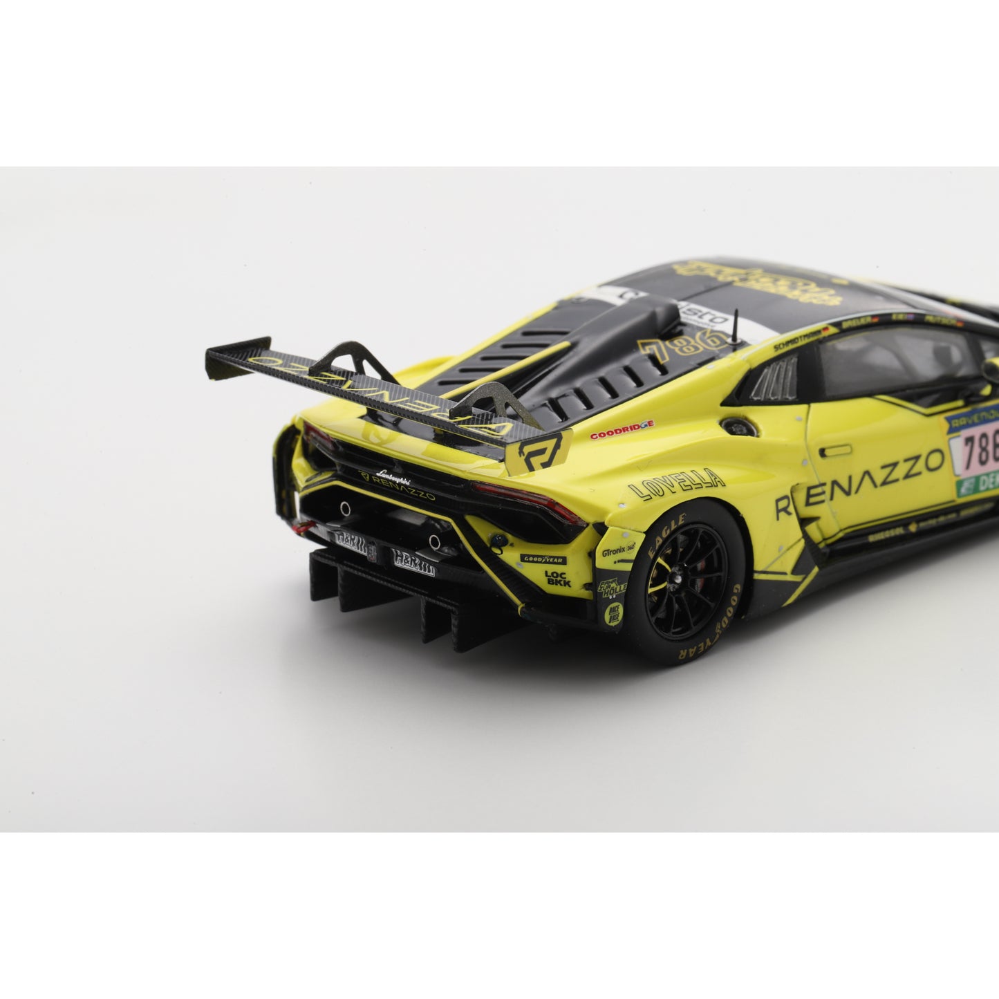 Spark SG1019 1:43 - Lamborghini Huracan GT3 EVO2 No.786 Renazzo Motorport Team 24H Nürburgring 2025 S. Nana - C. Breuer - T. Mutsch - D. Schmidtmann Limited (300ex.)