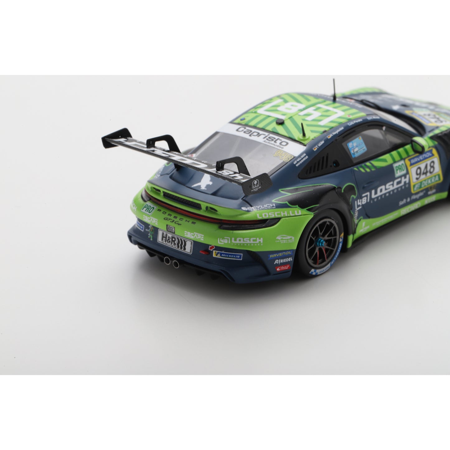 Spark SG1020 1:43 - Porsche 911 GT3 Cup (992) No.948 48 LOSCH Motorsport by BLACK FALCON 24H Nürburgring 2025 T. Müller - N. Nagelsdiek - D. Pereira - C. Rivas Limited (300ex.)