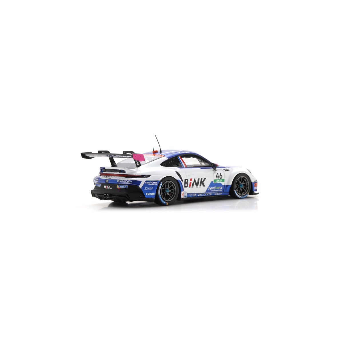 Spark SG464 1:43 - Porsche 911 GT3 Cup No.46 Porsche Carrera Cup Deutschland Champion 2025 Robert de Haan