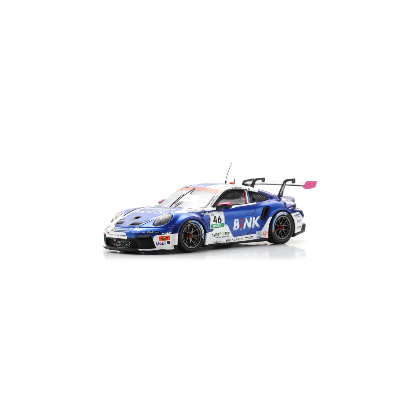 Spark SG464 1:43 - Porsche 911 GT3 Cup No.46 Porsche Carrera Cup Deutschland Champion 2025 Robert de Haan