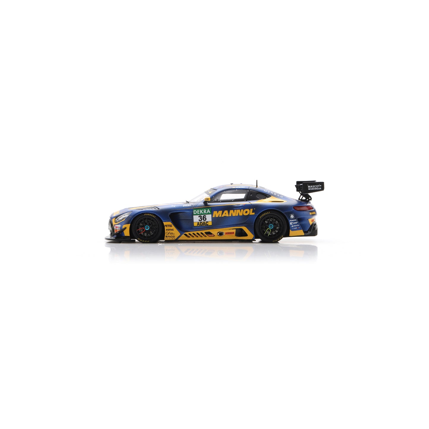 Spark SG973 1:43 - Mercedes-AMG GT3 No.36 HRT DTM 2024 Arjun Maini Limited (300 ex.)