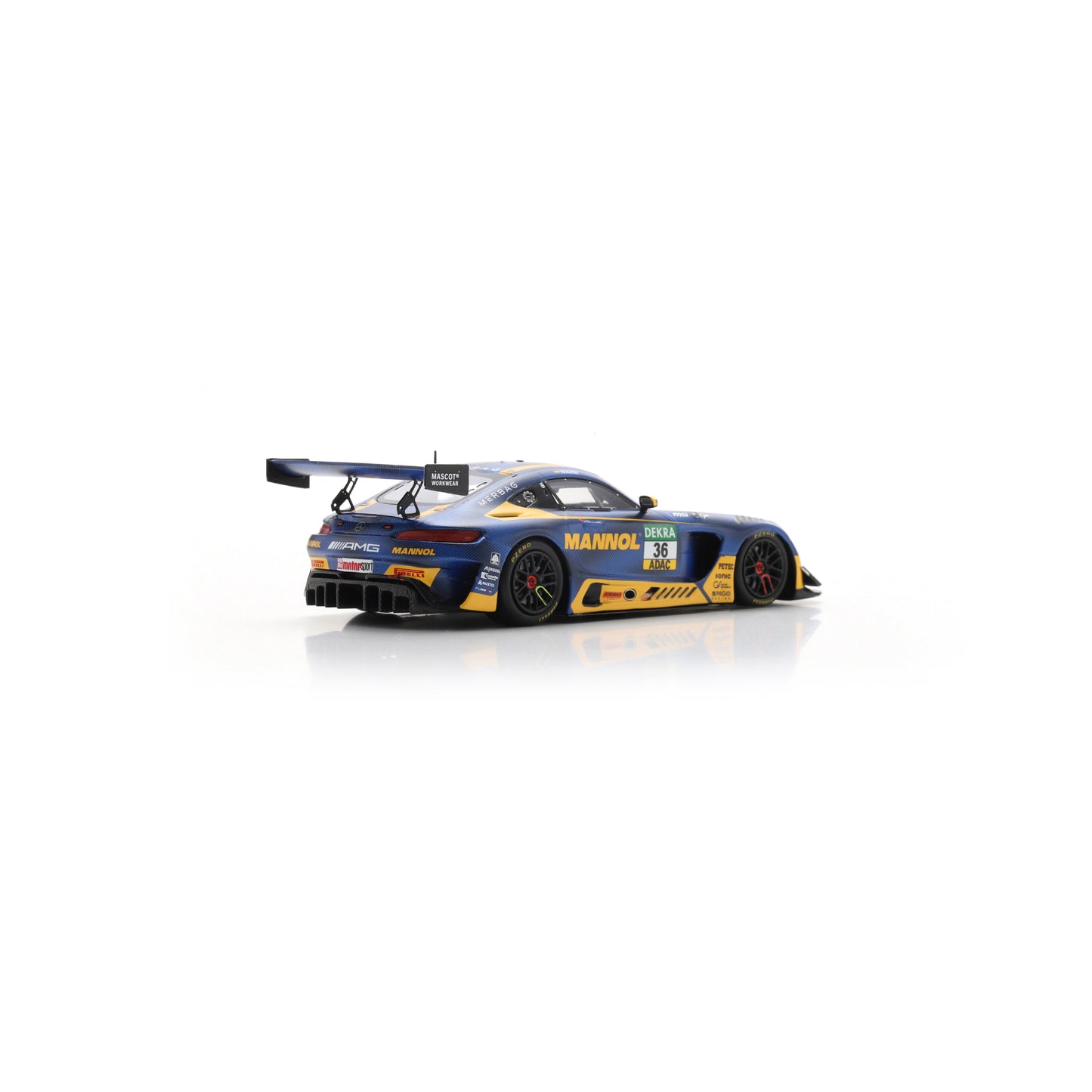 Spark SG973 1:43 - Mercedes-AMG GT3 No.36 HRT DTM 2024 Arjun Maini Limited (300 ex.)