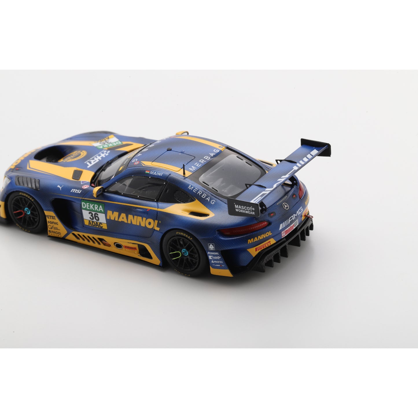Spark SG973 1:43 - Mercedes-AMG GT3 No.36 HRT DTM 2024 Arjun Maini Limited (300 ex.)