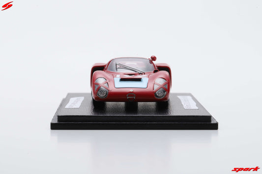PRECOMMANDE - Spark SI034 1:43 - Alfa Romeo T33-2 No.192 3rd Targa Florio 1968 L. Bianchi - M. Casoni Limited (300ex)