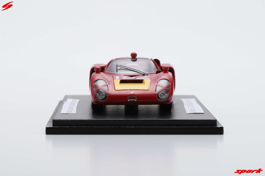 PRECOMMANDE - Spark SI036 1:43 - Alfa Romeo T33-2 No.182 6th Targa Florio 1968 G. Baghetti - G. Biscaldi Limited (300ex)