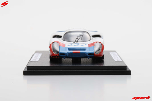 PRECOMMANDE - Spark SI038 1:43 - Porsche 907 No.222 4th Targa Florio 1968 H. Herrmann - J. Neerpasch Limited (300ex)