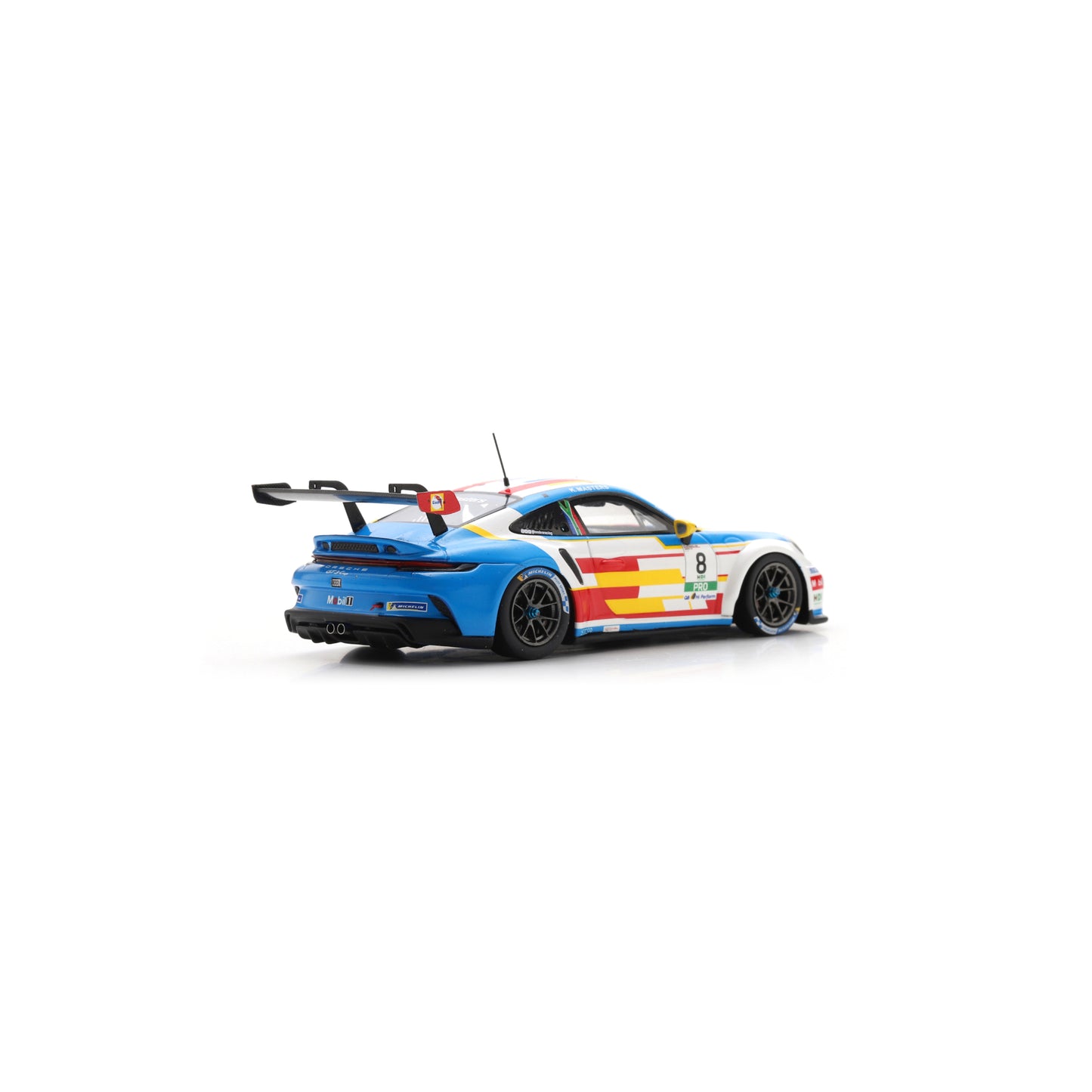 Spark SI040 1:43 - Porsche 911 GT3 Cup No.8 Porsche Carrera Cup Italia Champion 2025 Keagan Masters