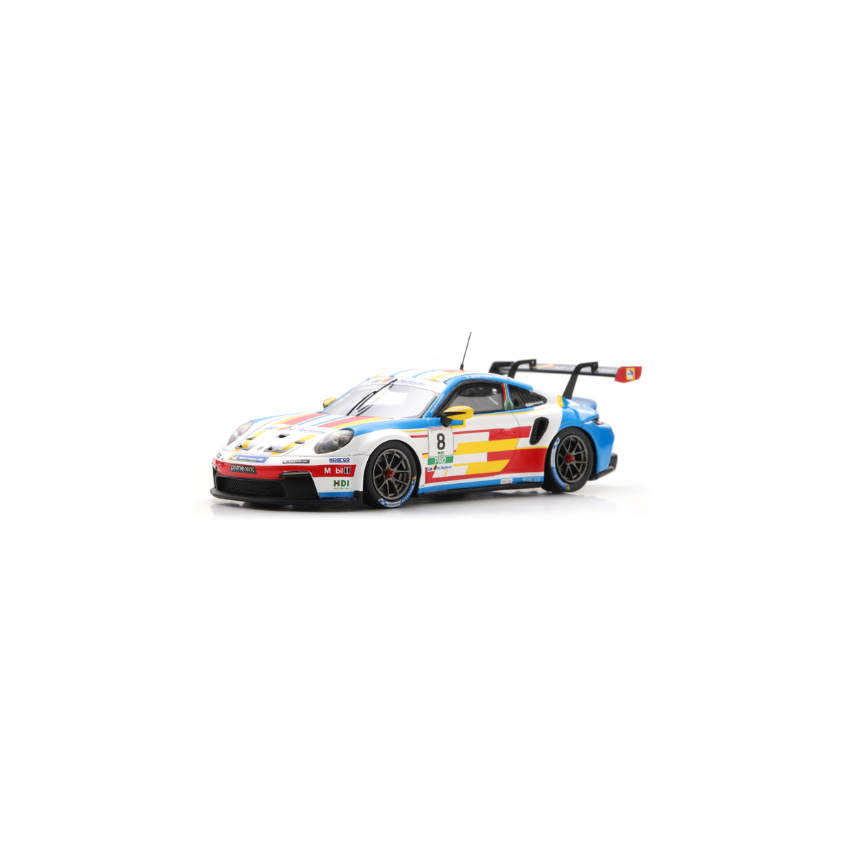 Spark SI040 1:43 - Porsche 911 GT3 Cup No.8 Porsche Carrera Cup Italia Champion 2025 Keagan Masters