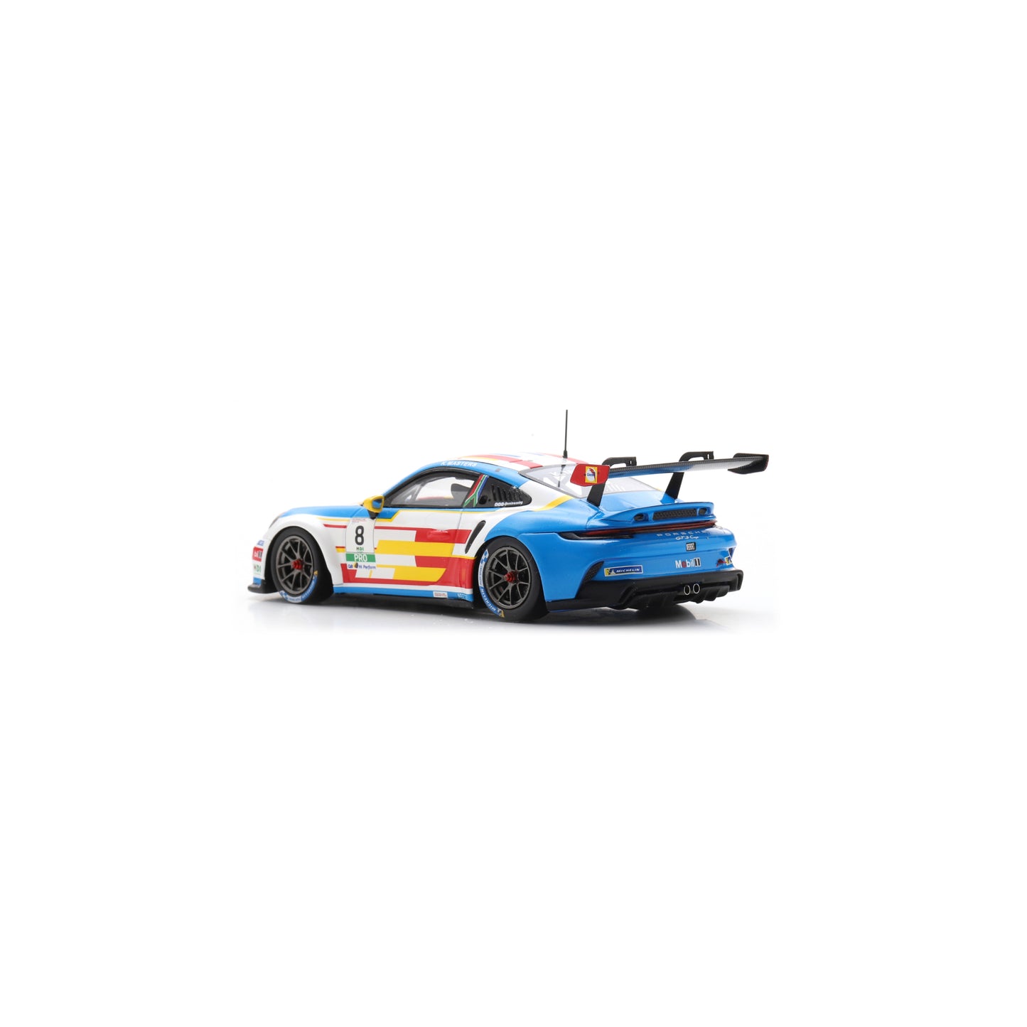 Spark SI040 1:43 - Porsche 911 GT3 Cup No.8 Porsche Carrera Cup Italia Champion 2025 Keagan Masters