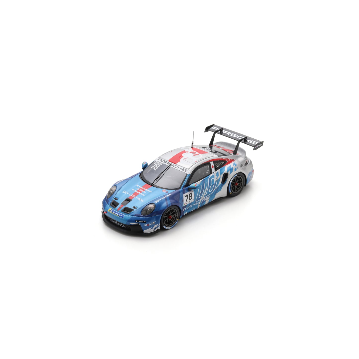 Spark SJ182 1:43 - Porsche 911 GT3 Cup No.78 Porsche Carrera Cup Japan Champion 2025 - Iori Kimura