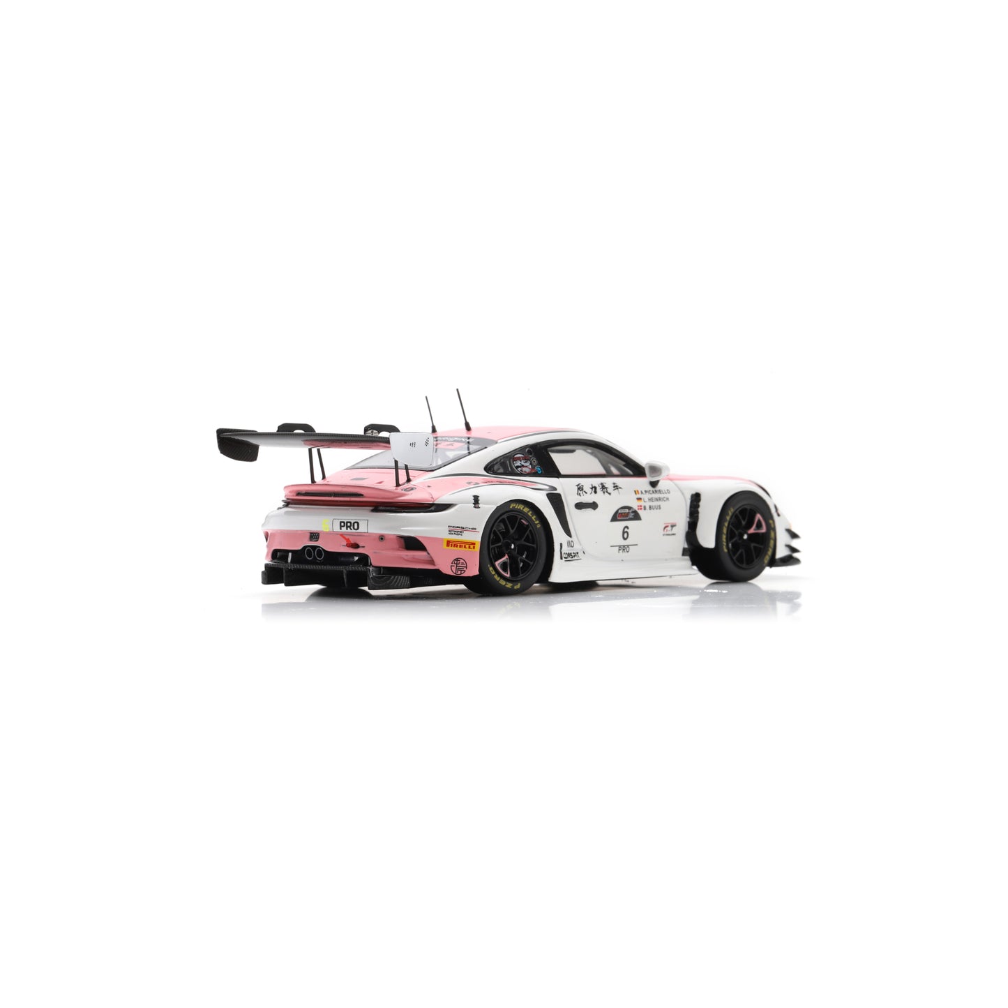 Spark SJ184 1:43 - PORSCHE 911 GT3 R N°6 Origine Motorsport 5th 1000km Suzuka 2025 L. Heinrich - A. Picariello - B. Buus Limited (300ex.)