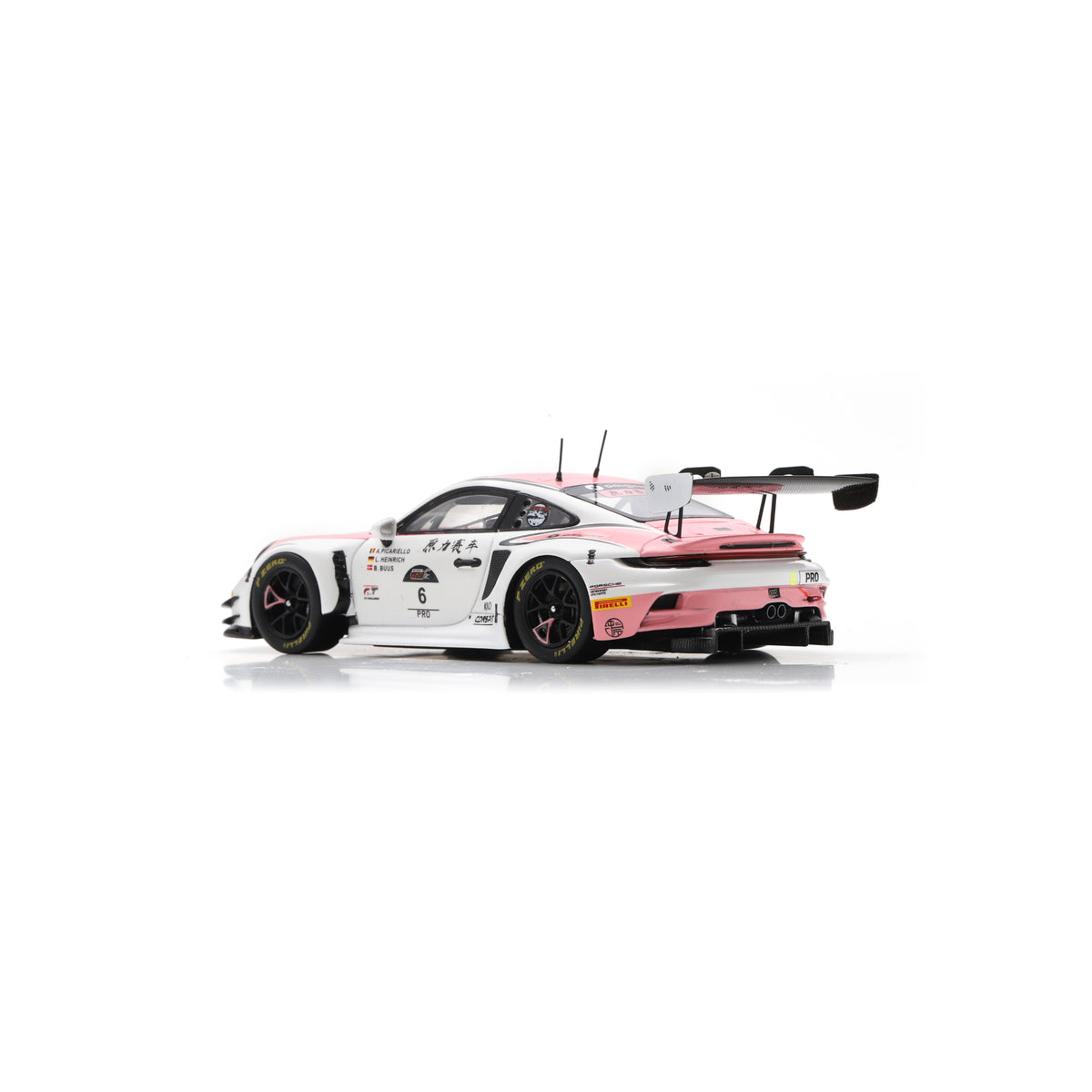 Spark SJ184 1:43 - PORSCHE 911 GT3 R N°6 Origine Motorsport 5th 1000km Suzuka 2025 L. Heinrich - A. Picariello - B. Buus Limited (300ex.)
